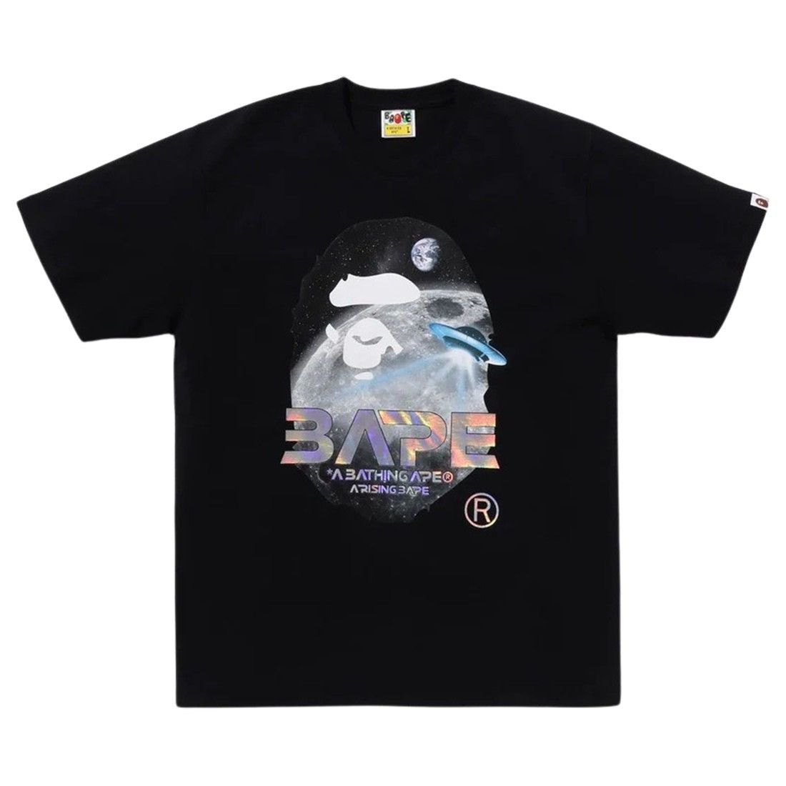 Bape BAPE Moon Photo Ape Head Tee Black Size US L / EU 52-54 / 3 - 2 Thumbnail