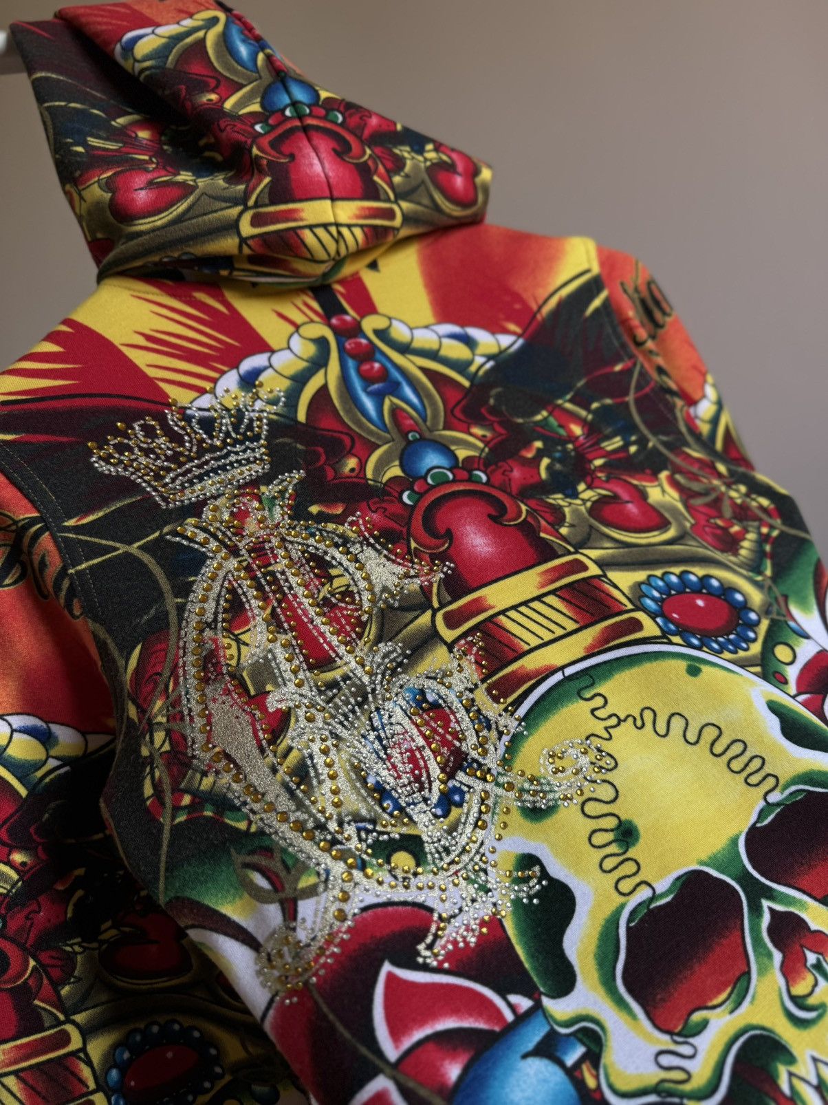 Christian Audigier Christian Audigier Ed Hardy Zip Hoodie Jacket Y2K All Over Size XS / US 0-2 / IT 36-38 - 10 Thumbnail