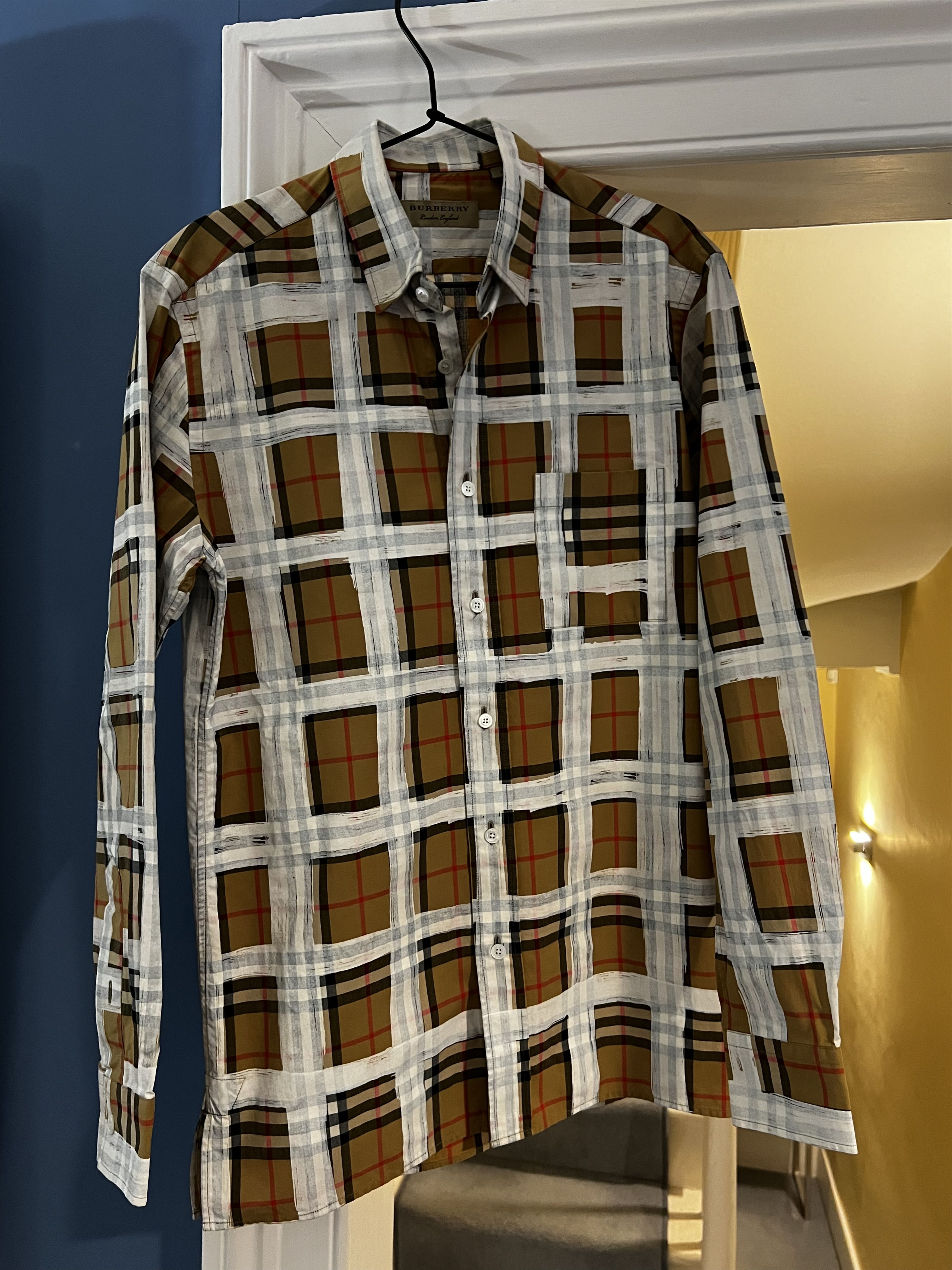 Burberry Nova Check Painted Shirt Size US XS / EU 42 / 0 - 3 Thumbnail