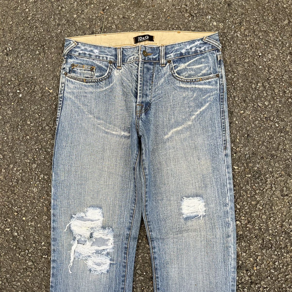 Dolce & Gabbana Vintage Dolce & Gabbana Distressed Denim Faded Jeans D&G Size US 32 / EU 48 - 4 Thumbnail