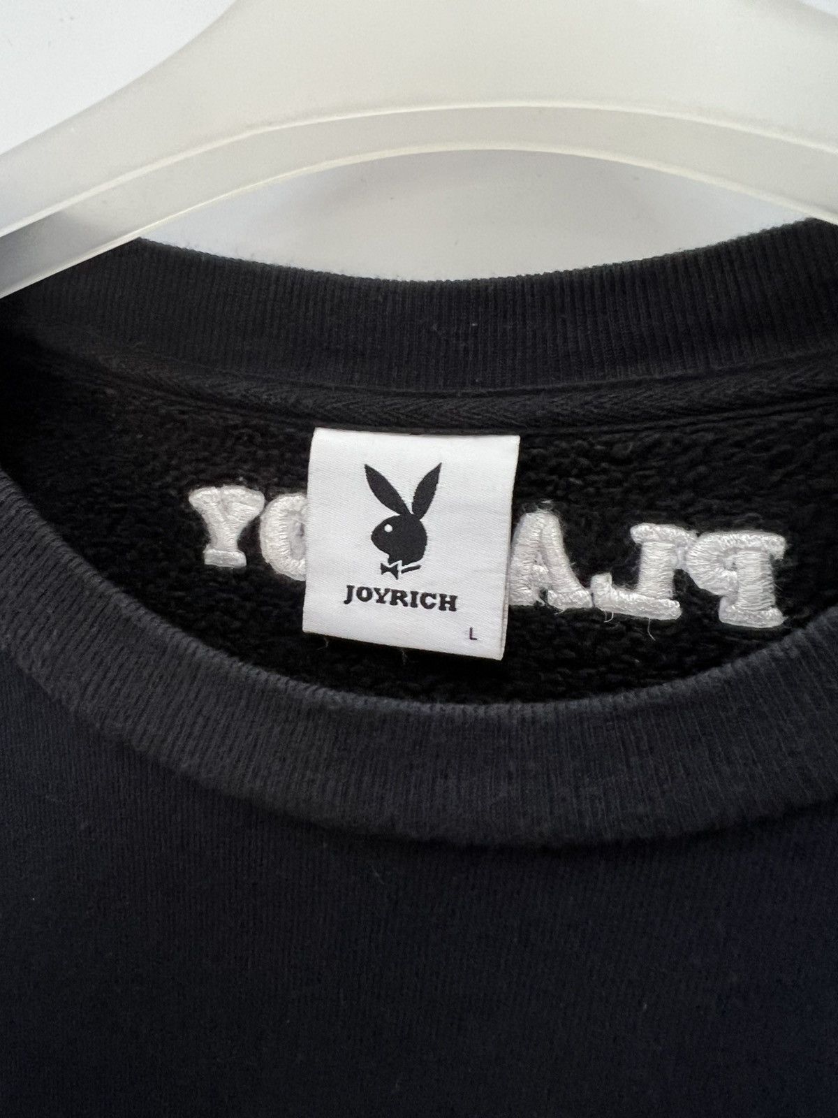 Joyrich × Playboy × Vintage 🔥 PLAYBOY x JOYRICH BIG LOGO SPELLOUT SWEATSHIRT - L Size US L / EU 52-54 / 3 - 6 Thumbnail