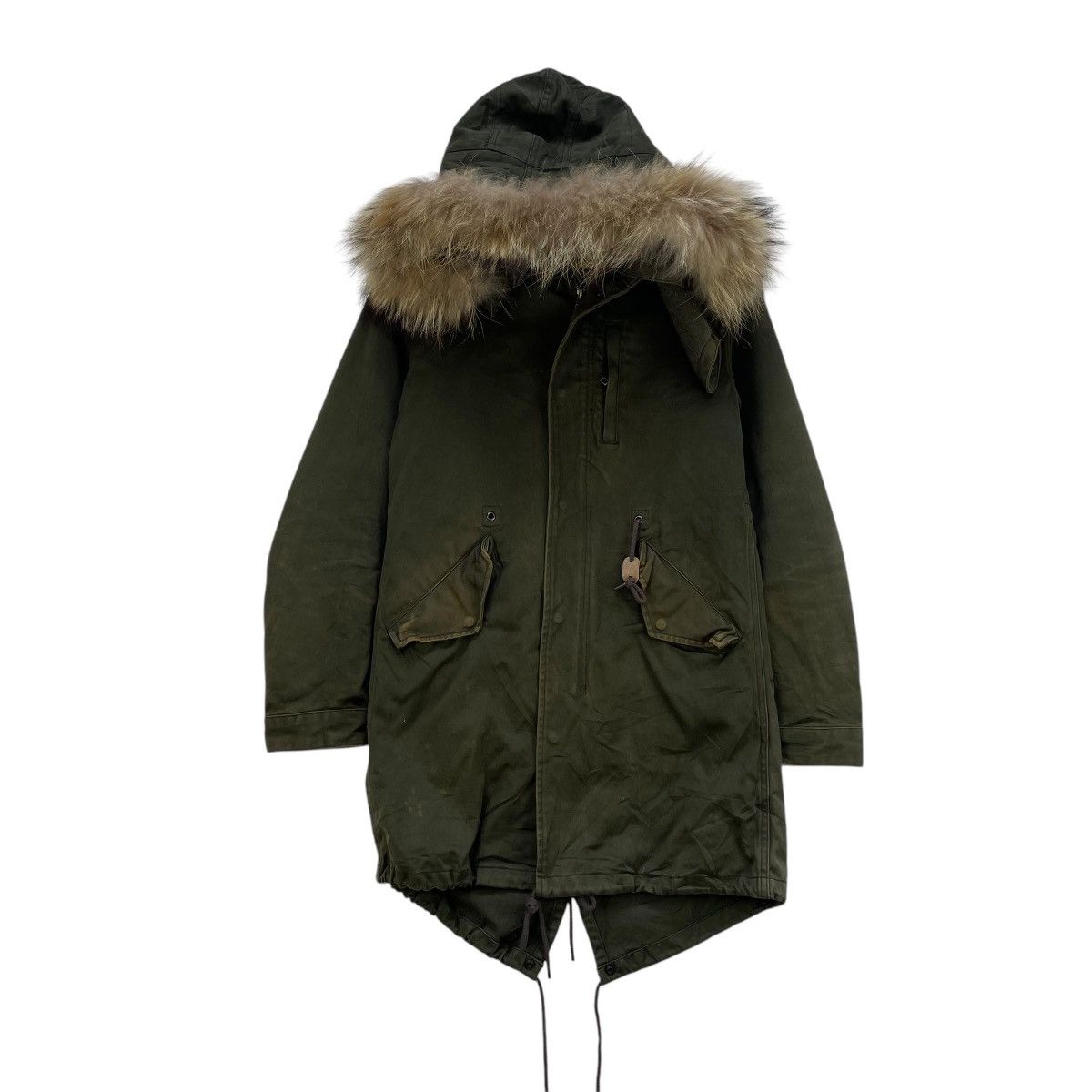 Le Grande Bleu (L.G.B.) Vintage Studious Japan Parka Fish Tail Army Jacket Size M / US 6-8 / IT 42-44 - 1 Thumbnail
