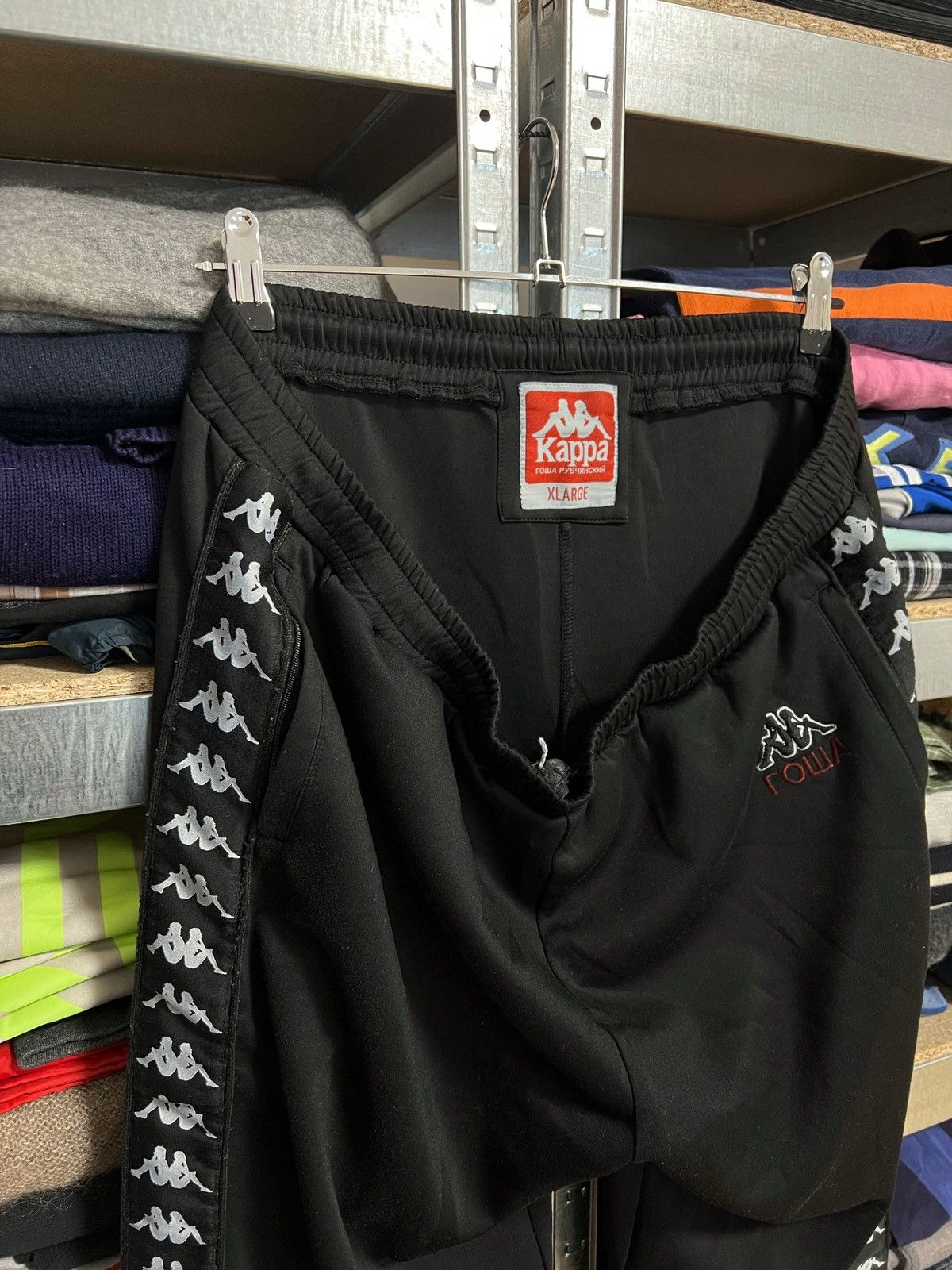 Gosha Rubchinskiy × Kappa Kappa X Gosha Rubchinsky Track Pants Black Sweatpants Sz XL Size US 42 / EU 58 - 2 Thumbnail