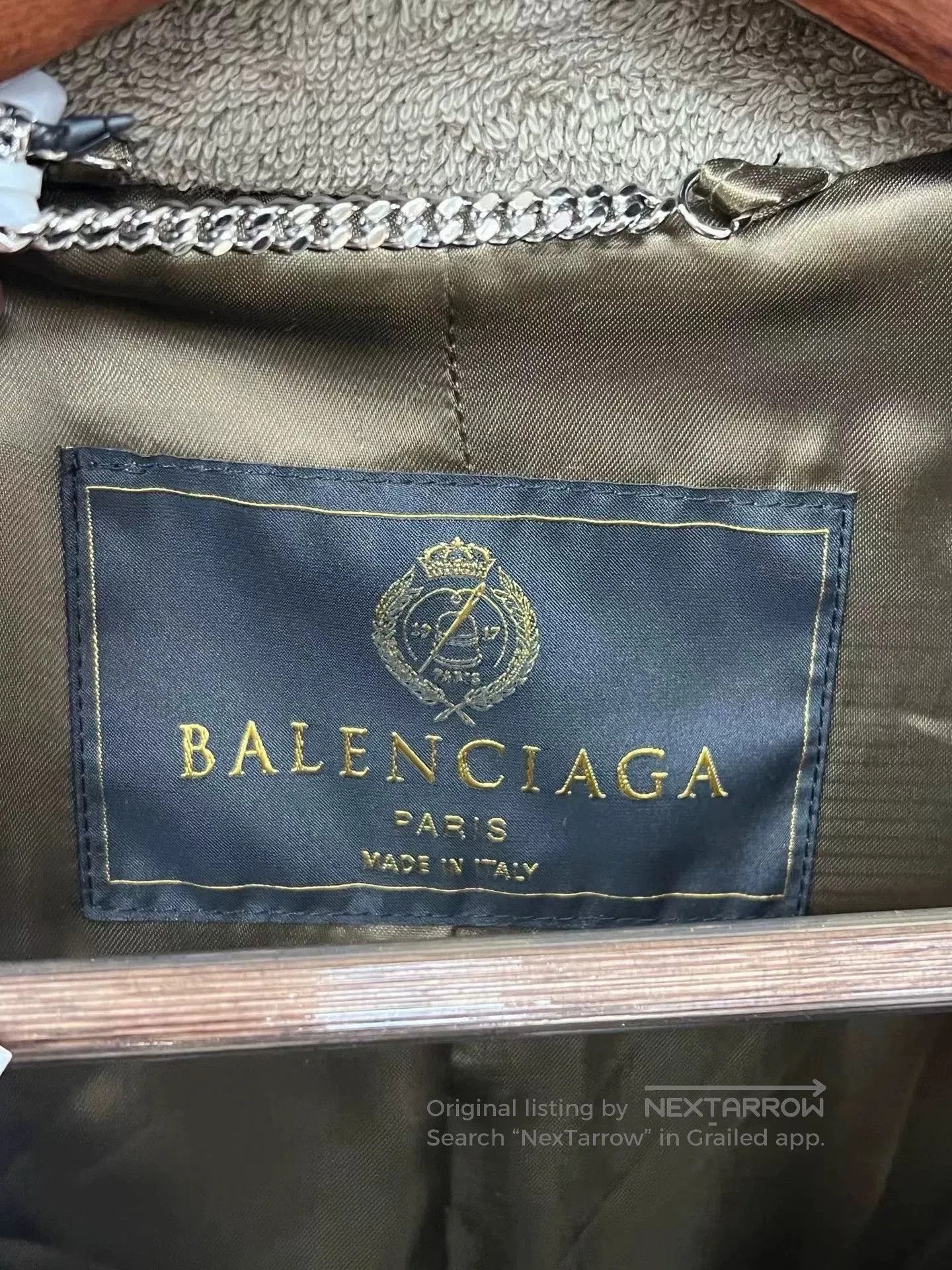 Balenciaga balenciaga towel coat in beige. Size XS / US 0-2 / IT 36-38 - 3 Thumbnail