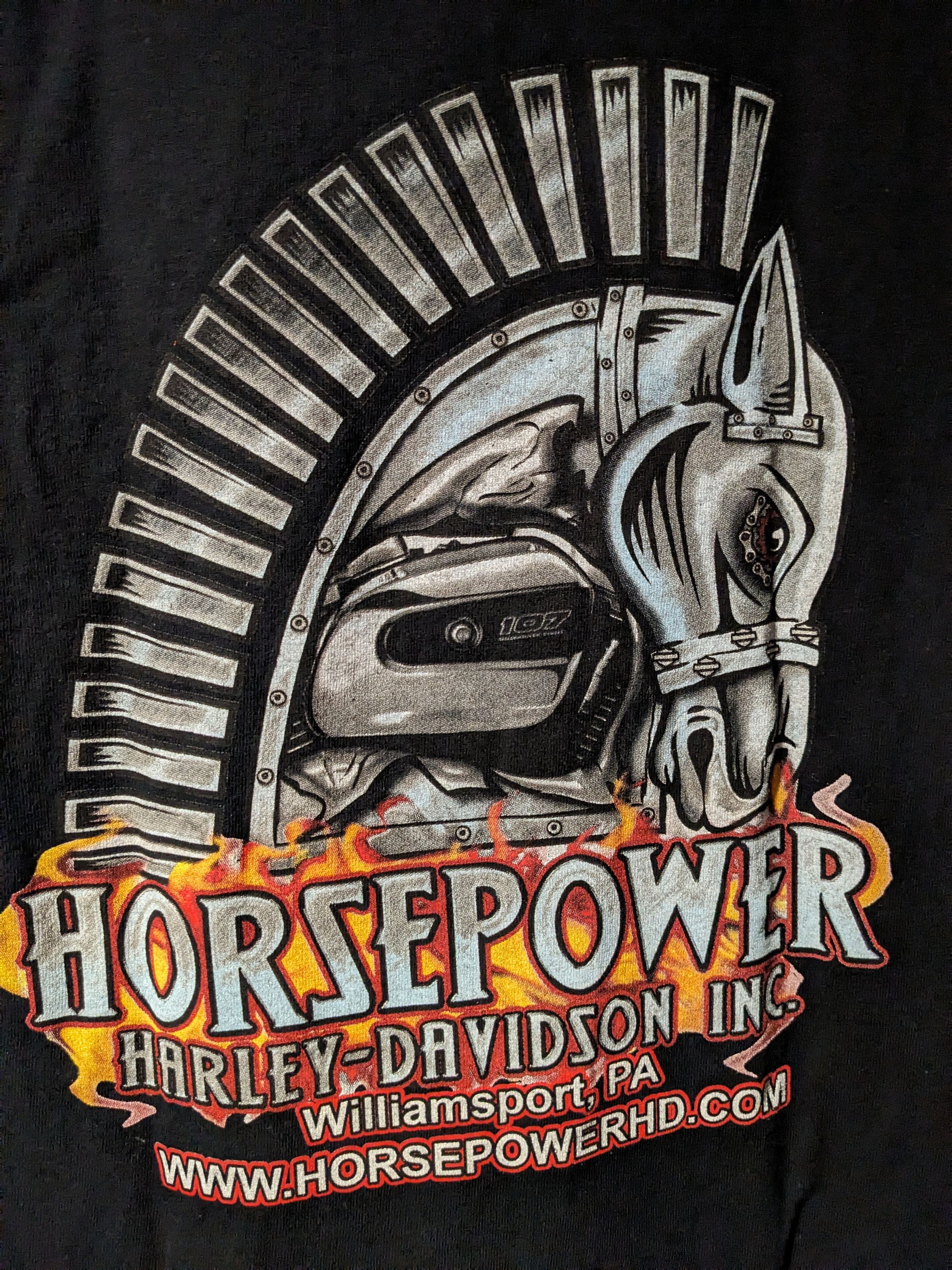 Gildan × Harley Davidson Harley Davidson Motorcycle Horsepower I Got Mine T-Shirt Size US L / EU 52-54 / 3 - 2 Thumbnail