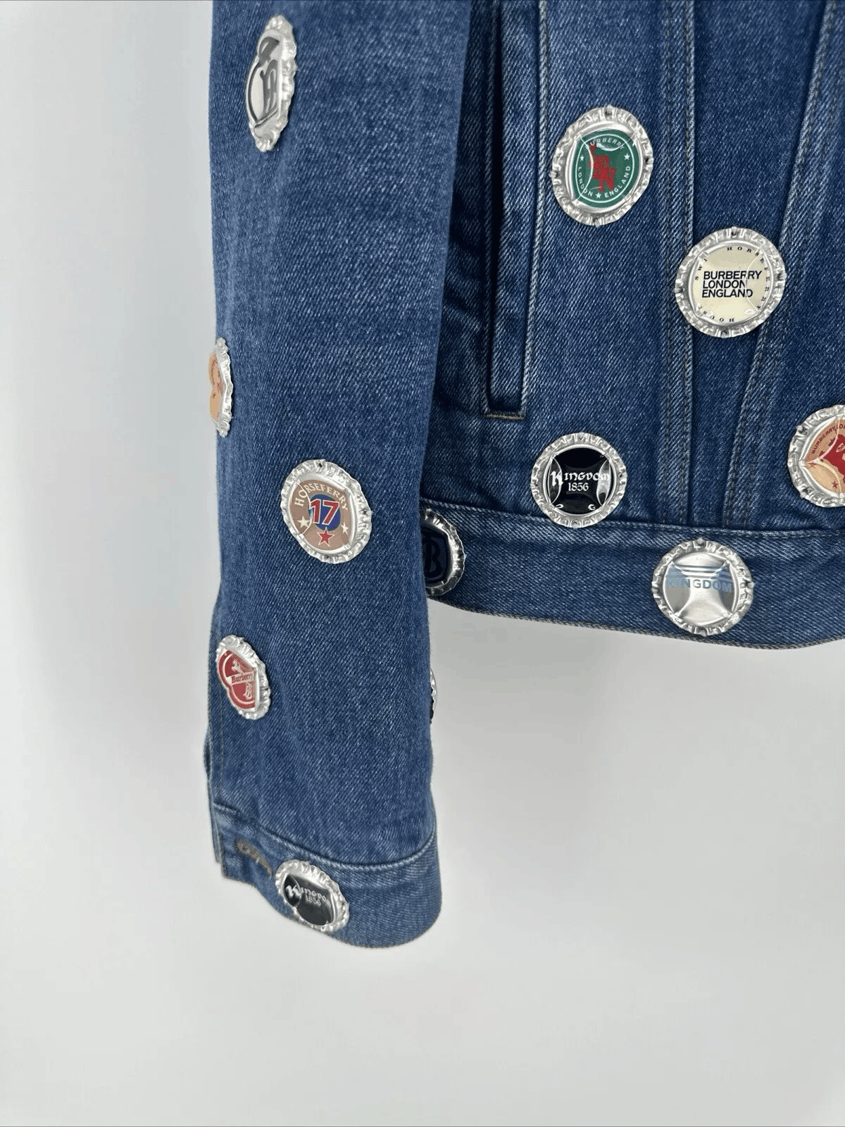 Burberry Burberry Bottle Cap Detail Denim Jacket Size 48 Size US M / EU 48-50 / 2 - 5 Thumbnail