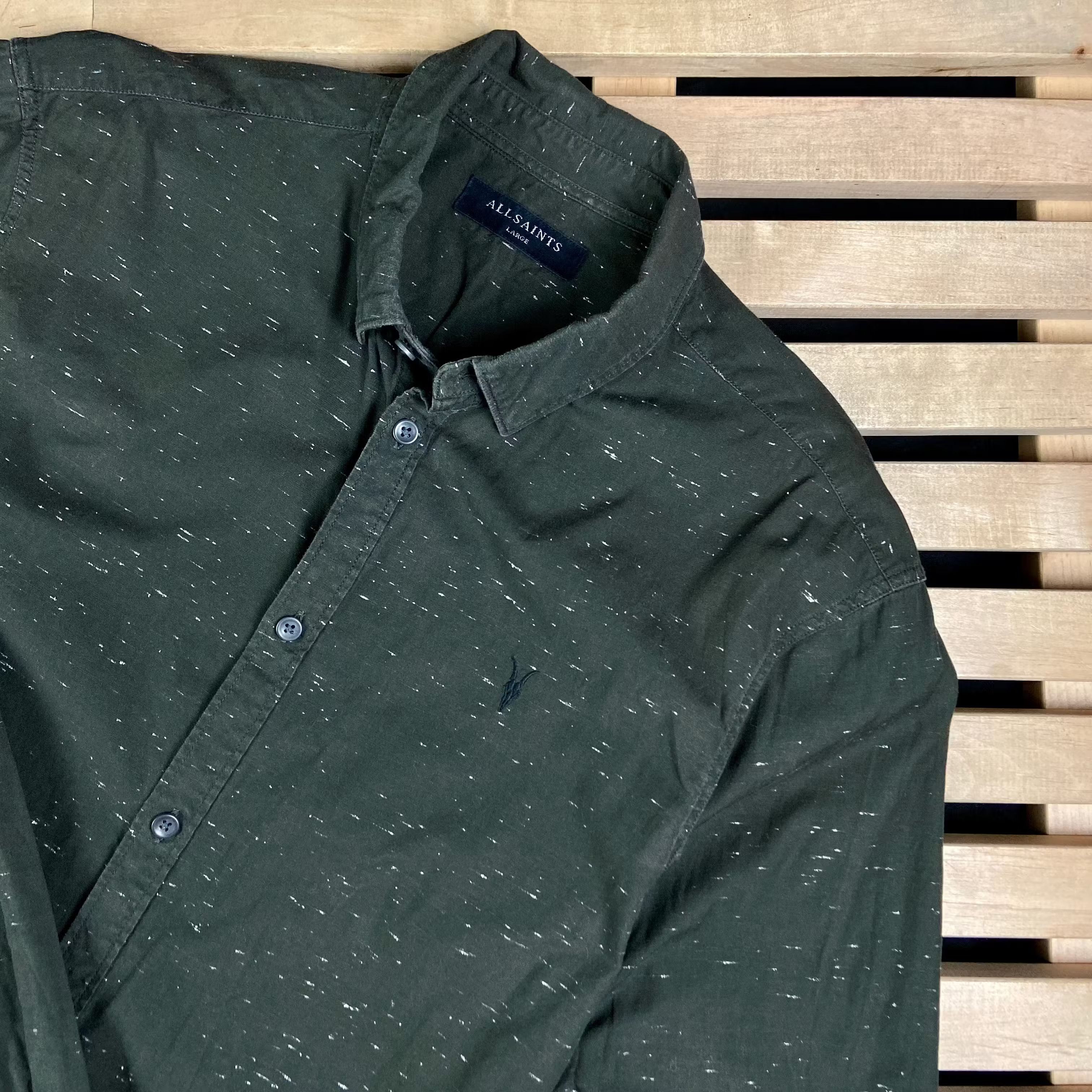 Allsaints Mens Shirt Long Sleeve Allsaints Size L Size US L / EU 52-54 / 3 - 2 Thumbnail