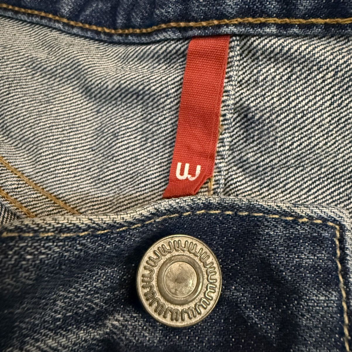 Undercover × Uniqlo Vintage Y2K Uniqlo UJ Distressed Denim Jeans W36 Size US 36 / EU 52 - 13 Thumbnail