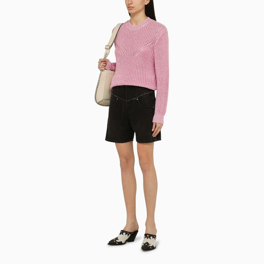 Isabel Marant o1d2blof0824 Crew-neck Jumpers in Pink Size S / US 4 / IT 40 - 2 Thumbnail