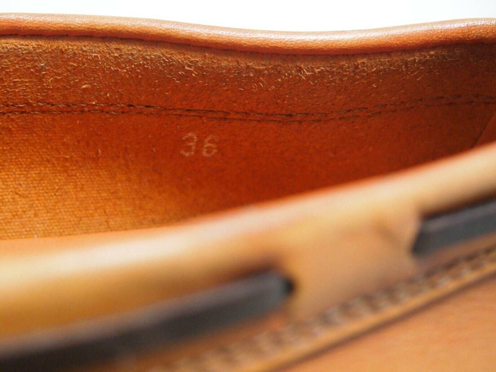 Tod's Tod's Loafers Orange Leather Womens EU 36 US 6 Size US 6 / IT 36 - 7 Thumbnail