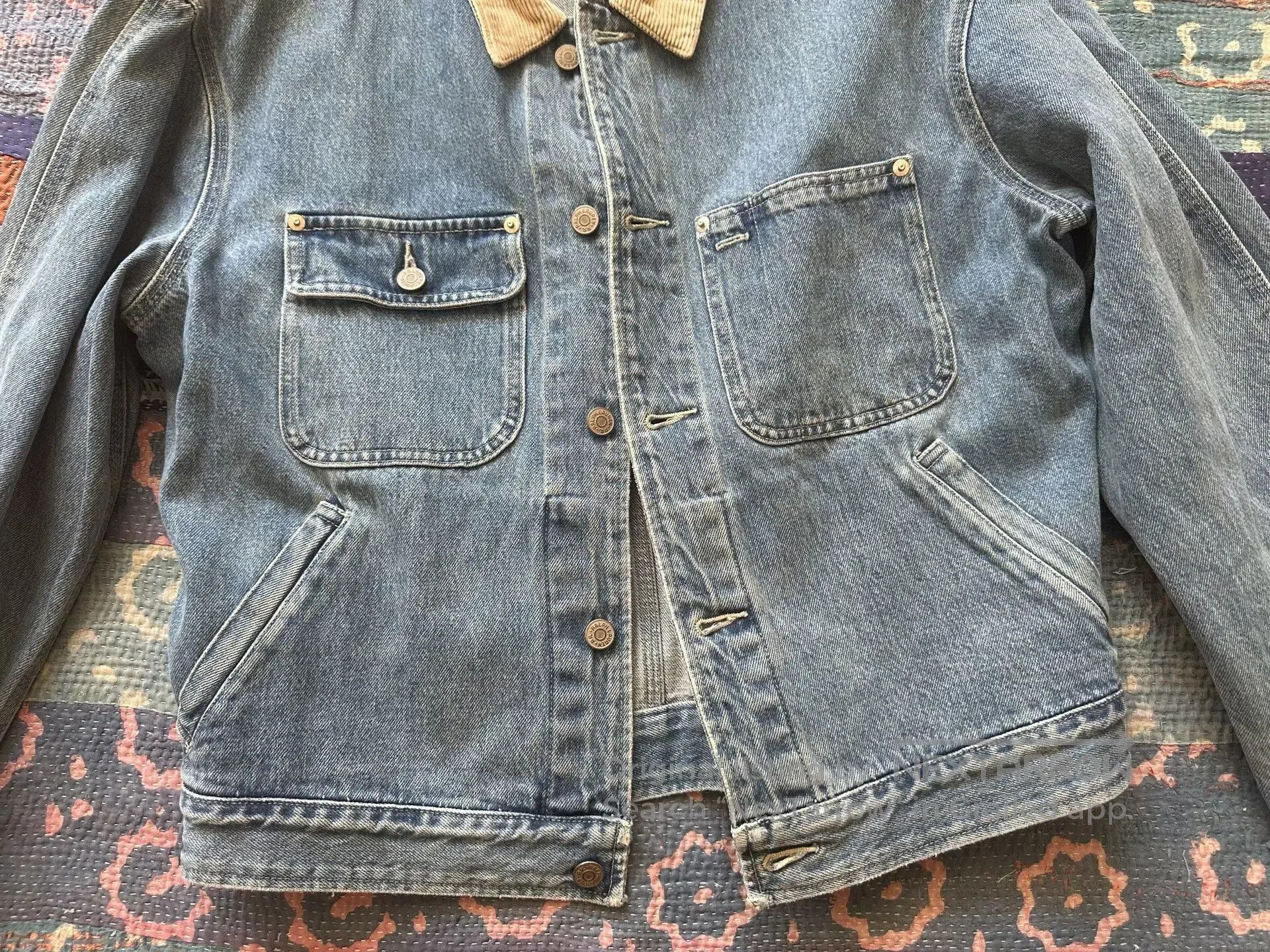 RRL Ralph Lauren RRL 90s US Corduroy Patchwork Jacket. Size US M / EU 48-50 / 2 - 3 Thumbnail