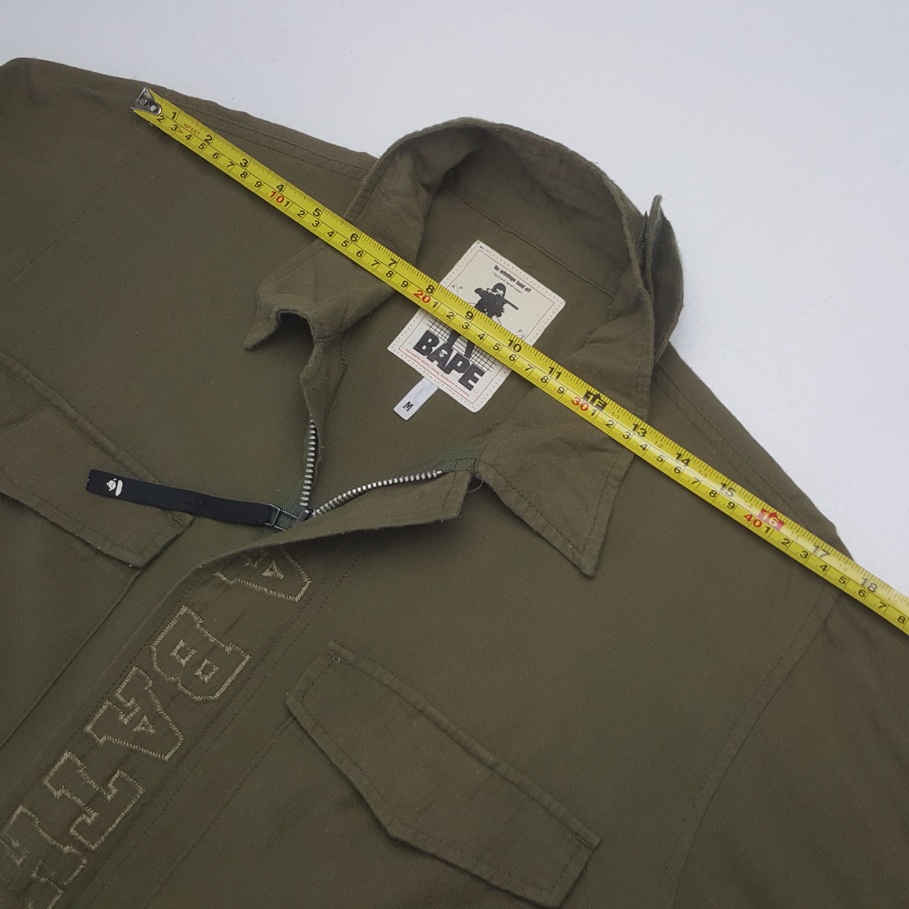 Bape Vintage A Bathing Ape Japanese Shirt button Up C319N38 Size US L / EU 52-54 / 3 - 5 Thumbnail