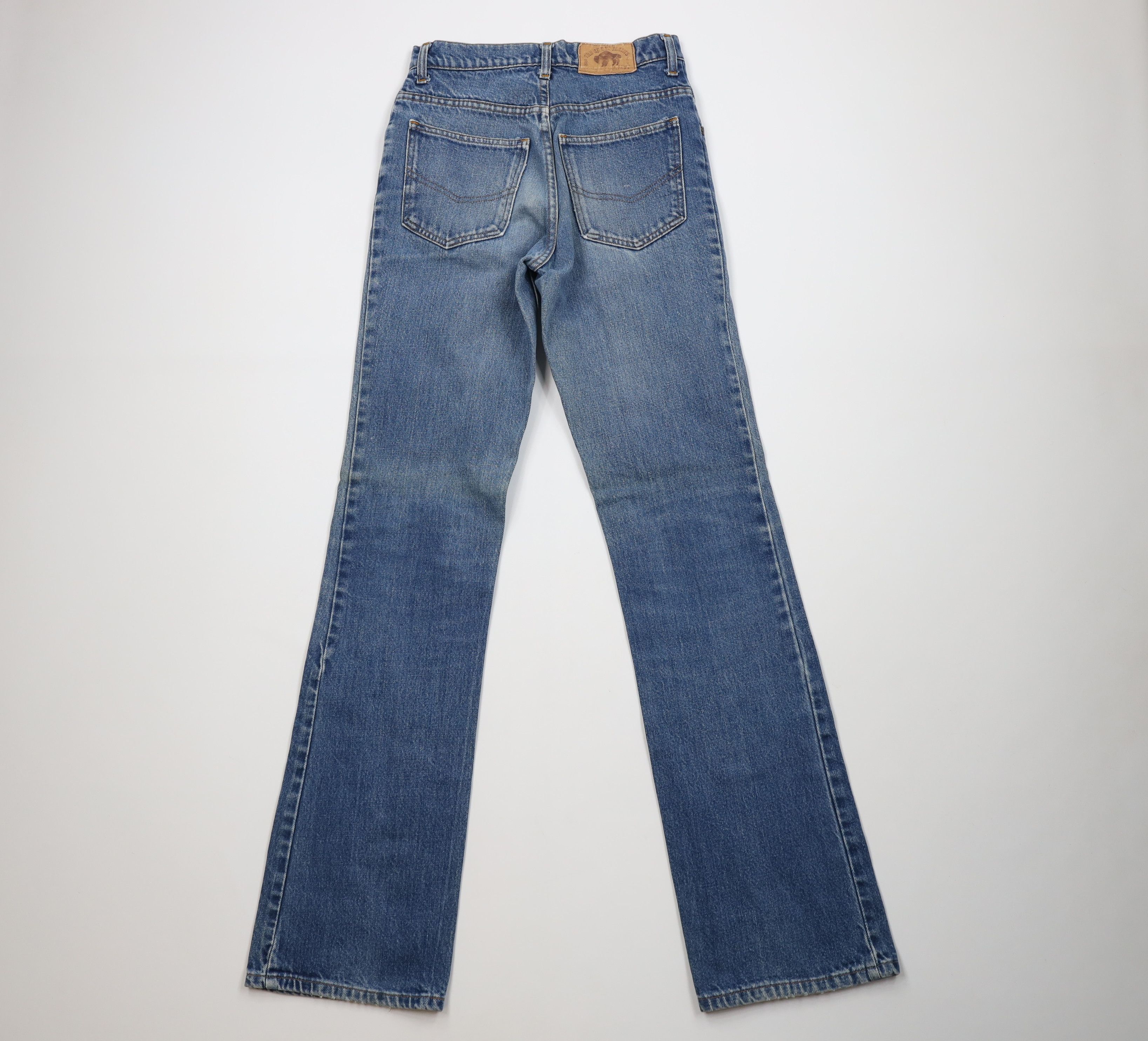 Vintage Vintage 70s Streetwear Western Flared Denim Jeans Blue USA Size US 29 - 10 Thumbnail