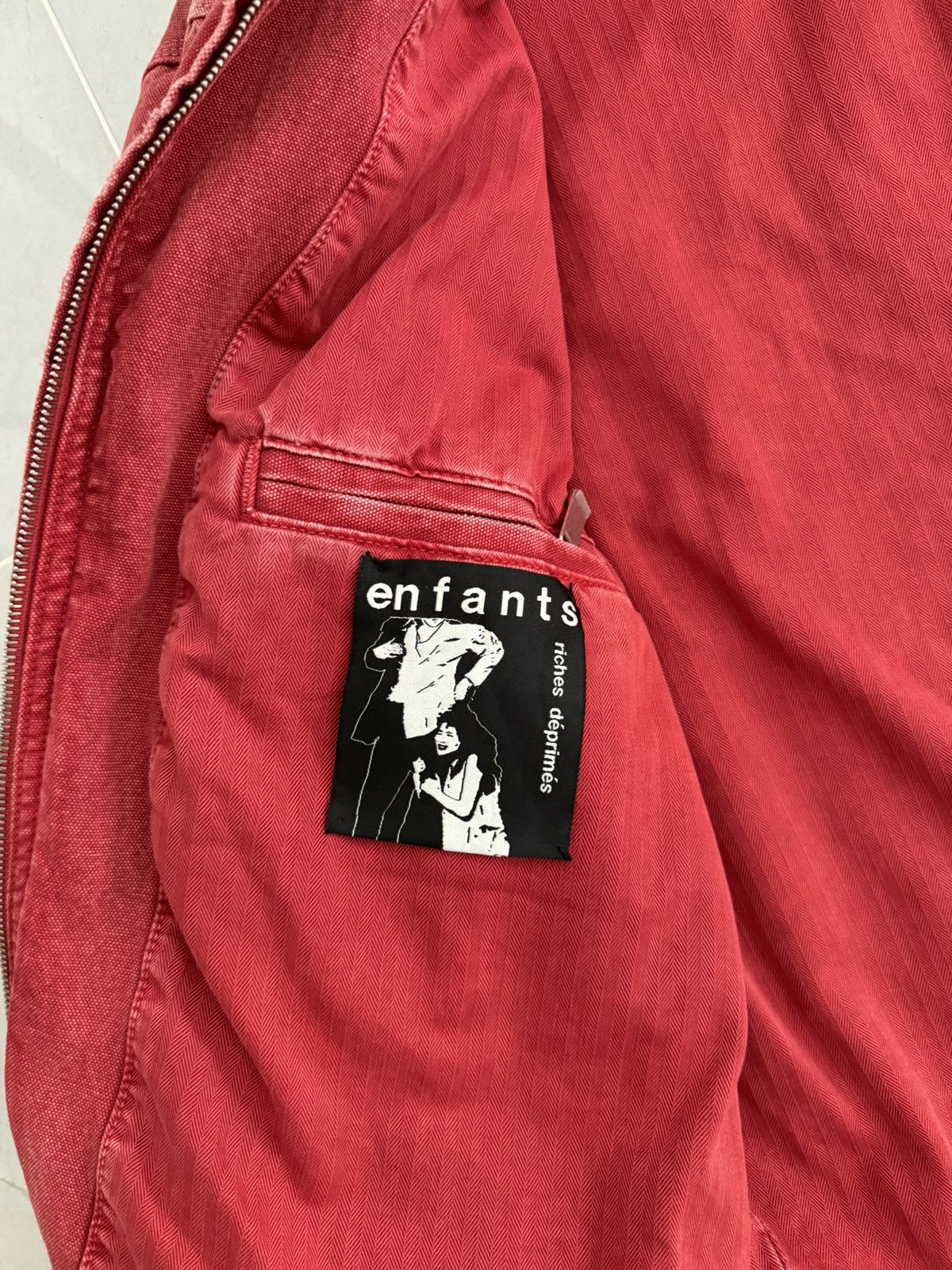 Enfants Riches Deprimes *RARE* Enfants Riches Deprimes Italian Romance Red Jacket Size US L / EU 52-54 / 3 - 12 Thumbnail