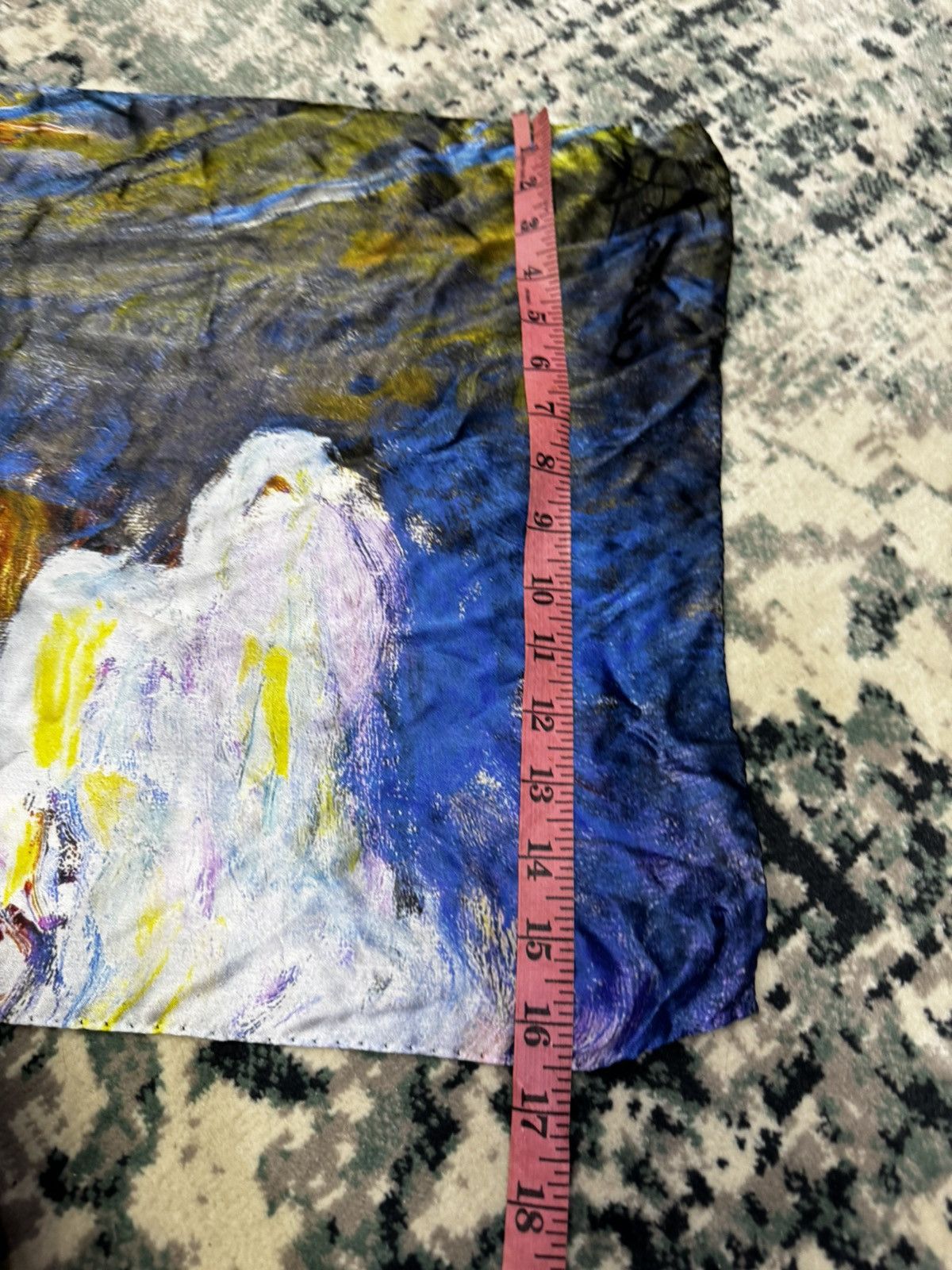 Monet × Vintage ARS MUNDI MONET 'WATER LILIES' SILK SCARF Size ONE SIZE - 4 Thumbnail