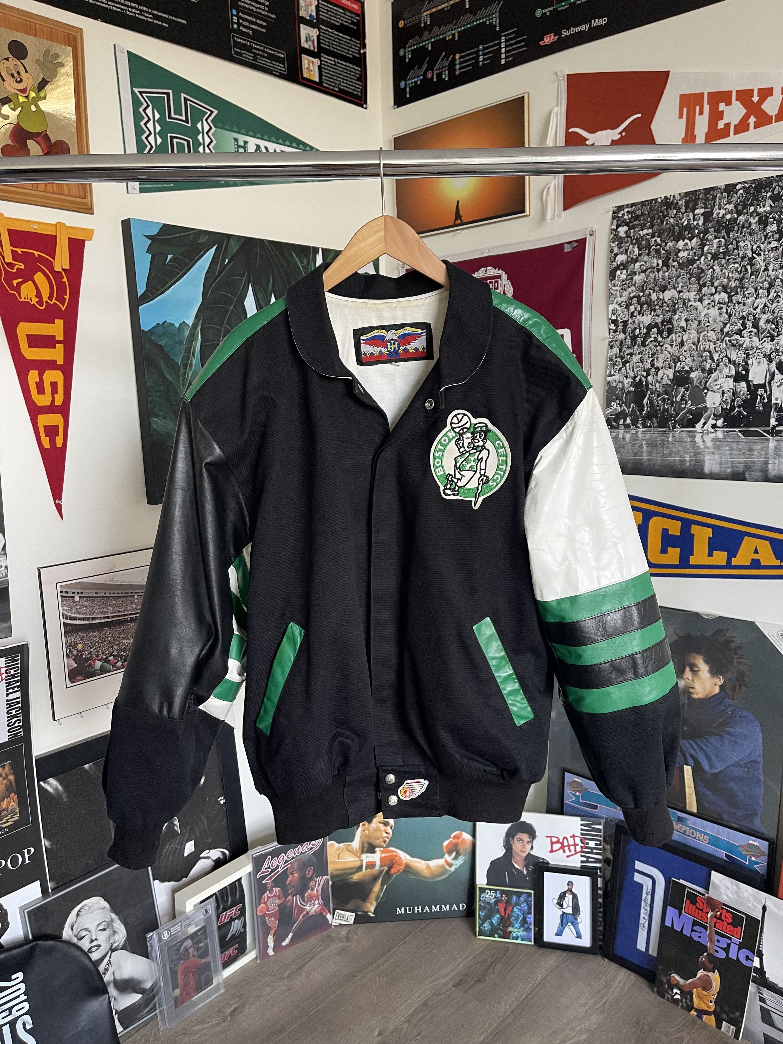 Vintage Jeff Hamilton NBA *BOSTON CELTICS* Leather Jacket