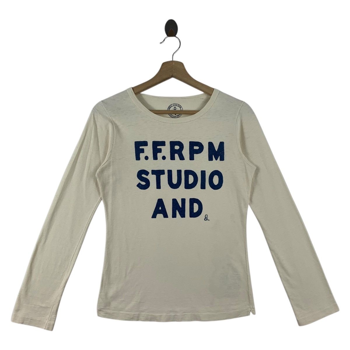 45rpm × Japanese Brand × Vintage Vintage 45 RPM F.F Rpm spellout printed long sleeve tee Size US XS / EU 42 / 0 - 1 Thumbnail