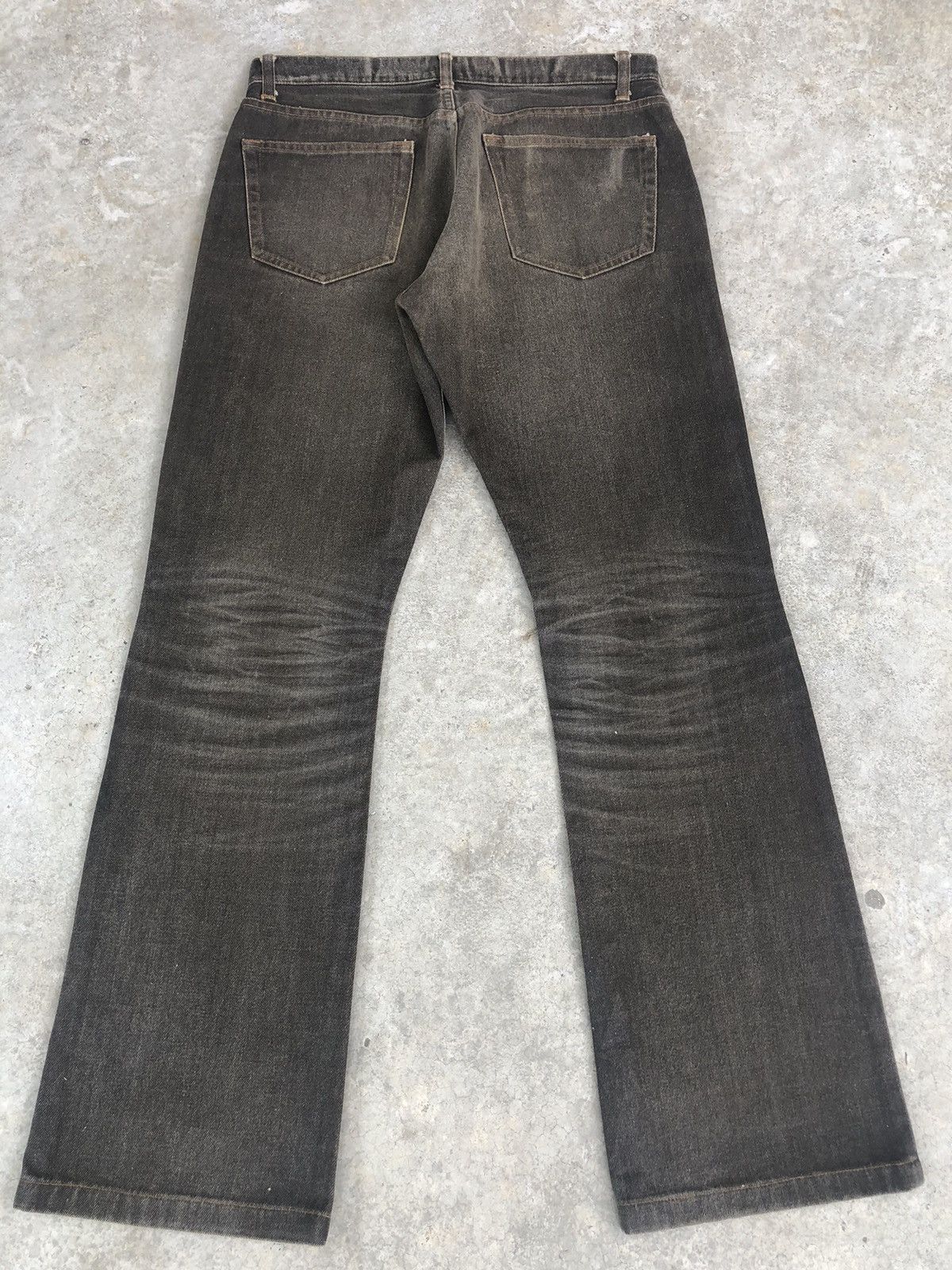 If Six Was Nine Japanese Melrose Flared Jeans Distressed Jeans Size US 32 / EU 48 - 2 Thumbnail