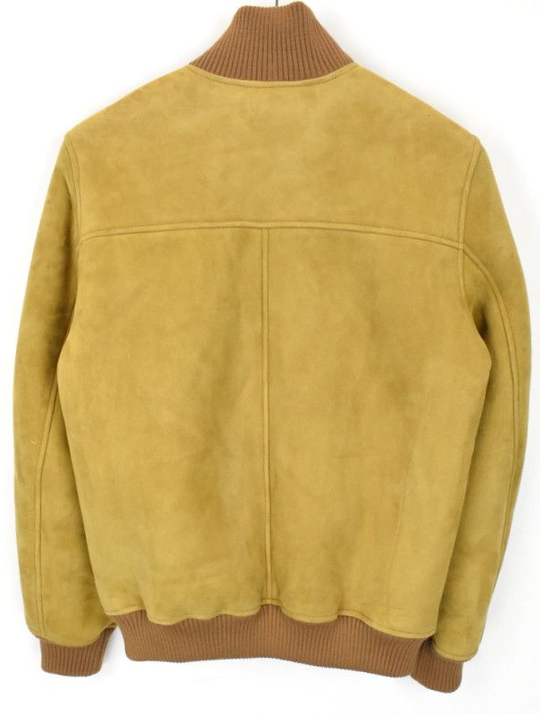 Sandro SANDRO Sheep Jacket Men SMALL Shearling Rubbed Hems Size US S / EU 44-46 / 1 - 2 Thumbnail