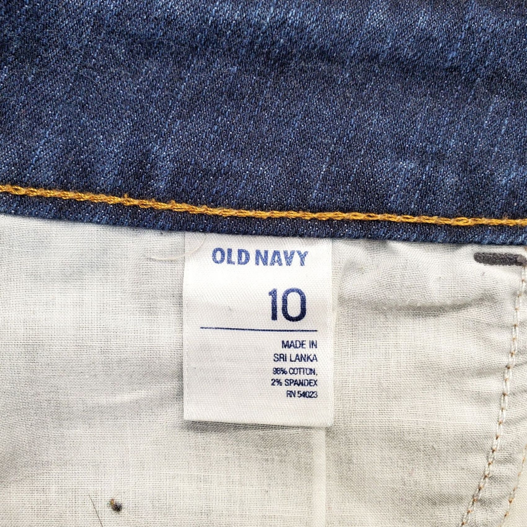 Old Navy Old Navy Pencil Skirt Womens Size 10 Navy Denim Vent Stretchable 5 Pocket Design Size 32" / US 10 / IT 46 - 6 Thumbnail