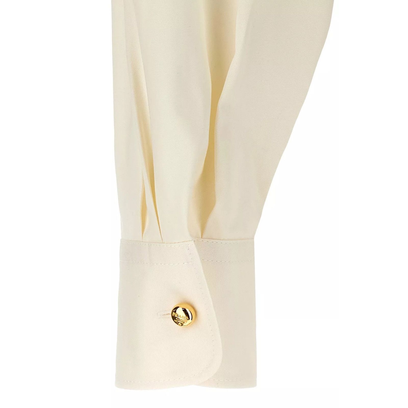 Prada PRADA Ivory Cropped Jacket New & Authentic (Women's size:42; Size M / US 6-8 / IT 42-44 - 4 Thumbnail