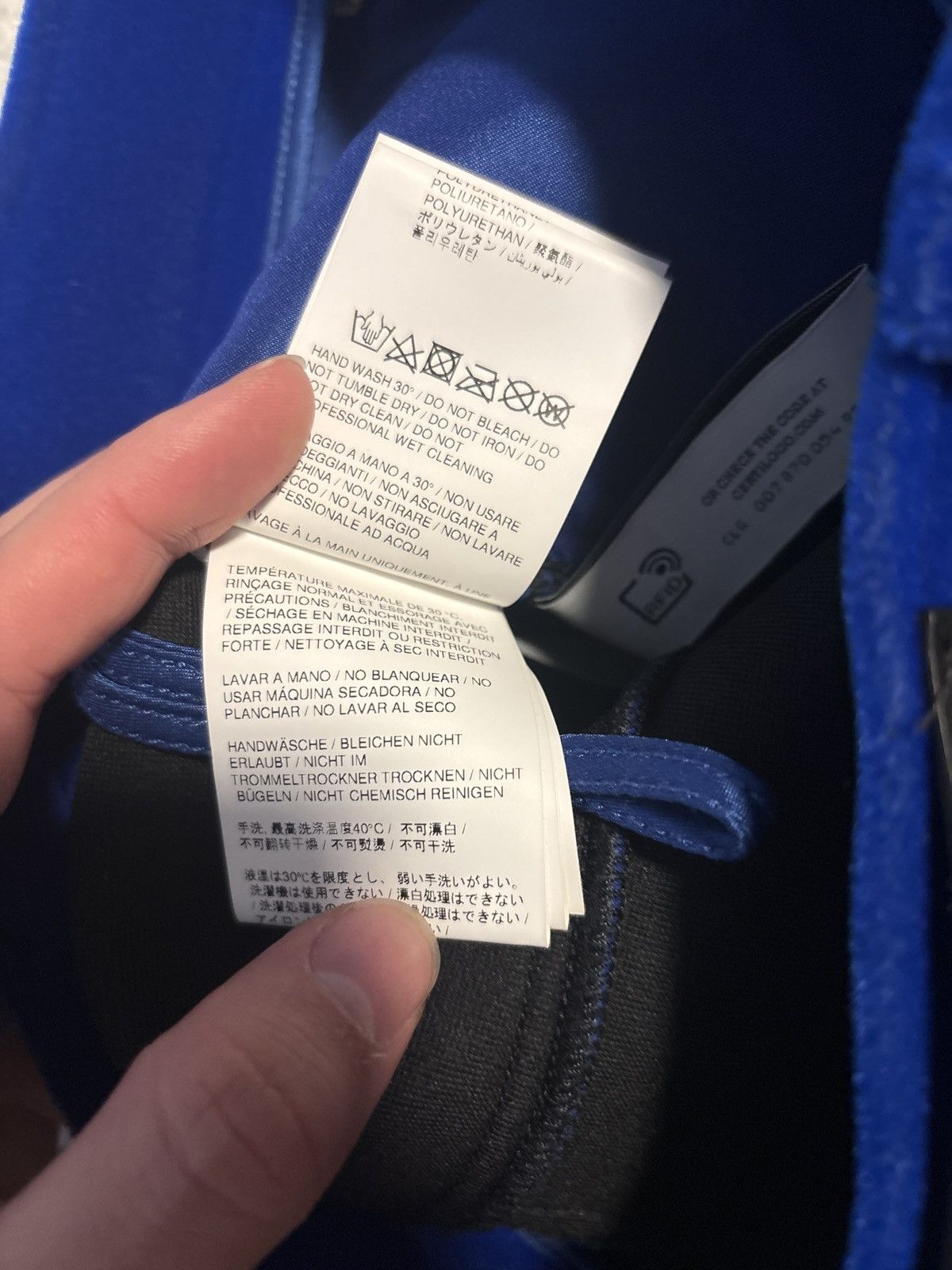 Off-White OffWhite Electric Blue Wide Trousers Size US 32 / EU 48 - 7 Thumbnail