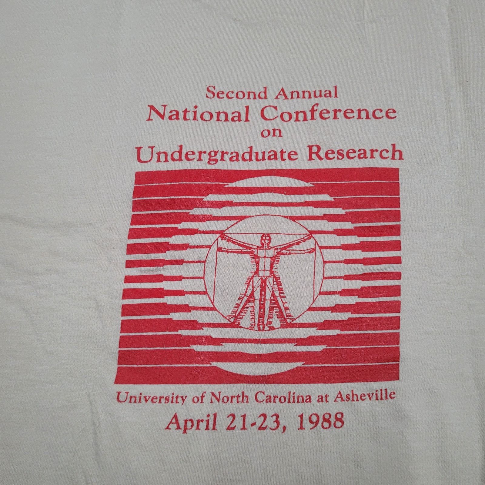 VTG 1988 UNC Asheville Conference T-Shirt Mens Medium UNC