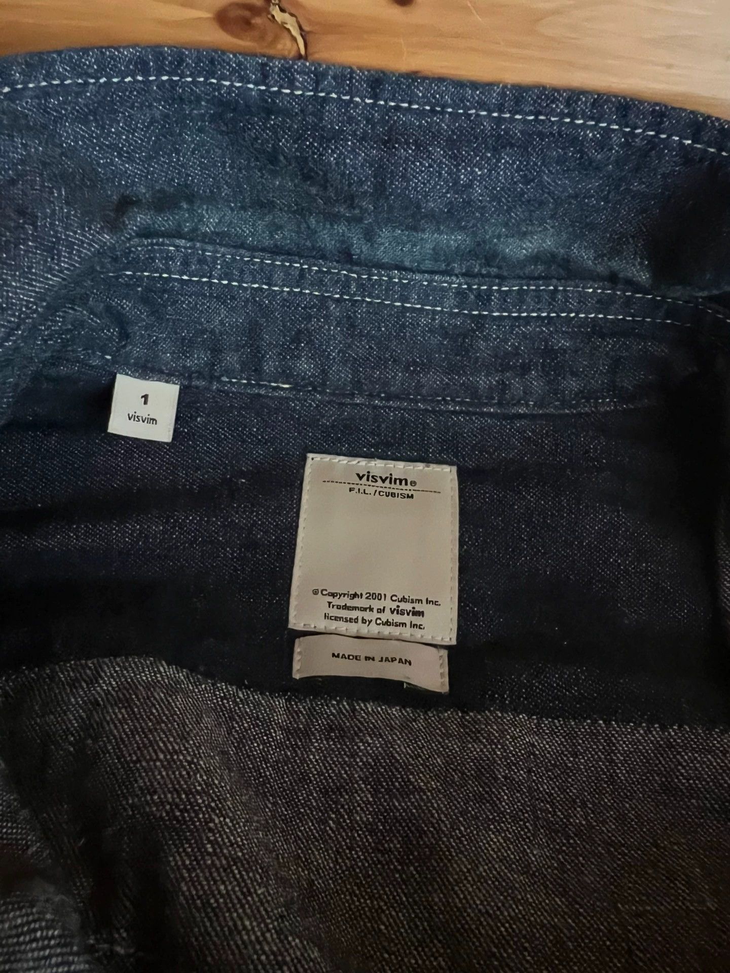 Visvim visvim 15aw Indian Drop Denim Shirt Size 1 Size US S / EU 44-46 / 1 - 7 Thumbnail
