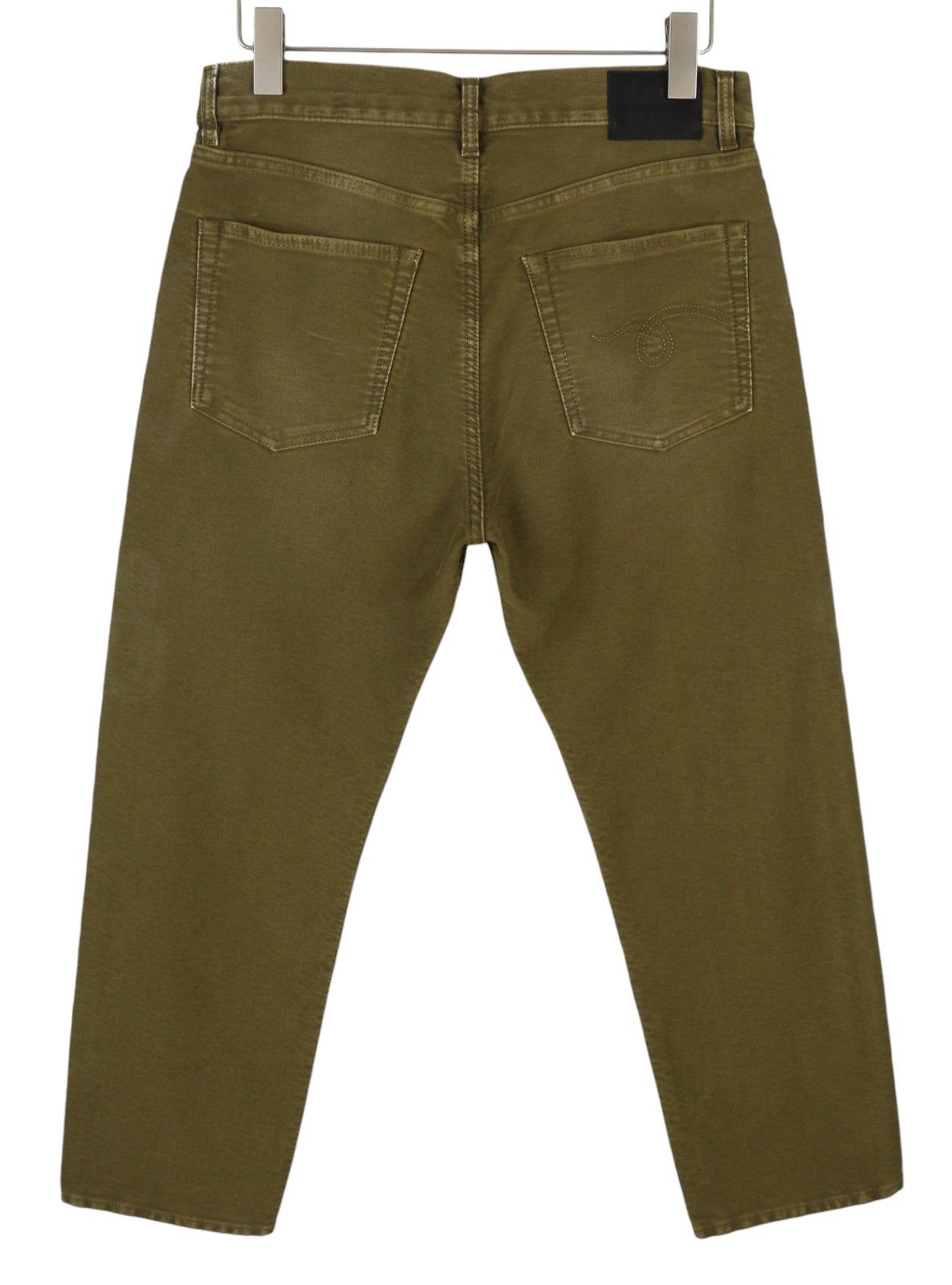 R13 BOYFRIEND 27 Olive Moleskin Zip Fly FW25 Jeans 87210 Size 27" / US 4 / IT 40 - 4 Thumbnail