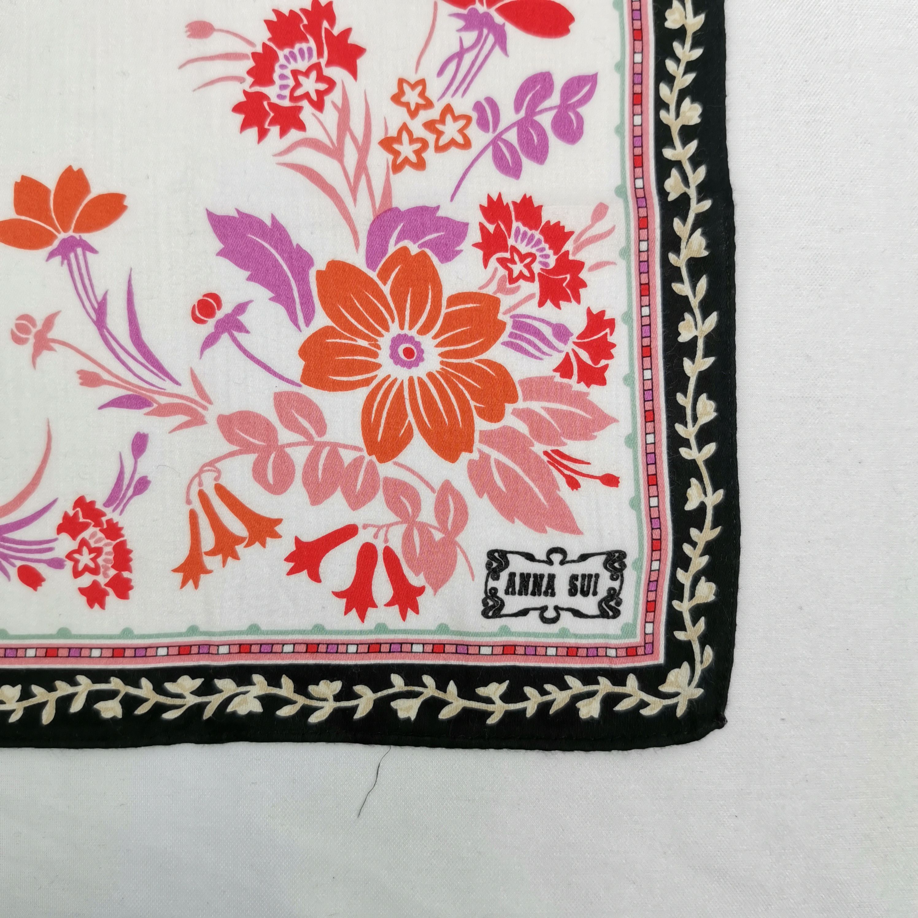 Anna Sui Vintage Anna Sui Handkerchief 56789 Size ONE SIZE - 3 Thumbnail