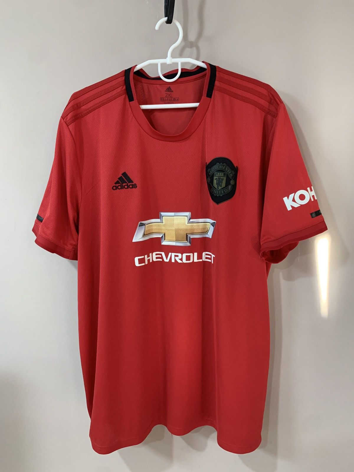 Adidas Manchester United 2019 Home Football Shirt Adidas Soccer XXL Size US XXL / EU 58 / 5 - 1 Thumbnail
