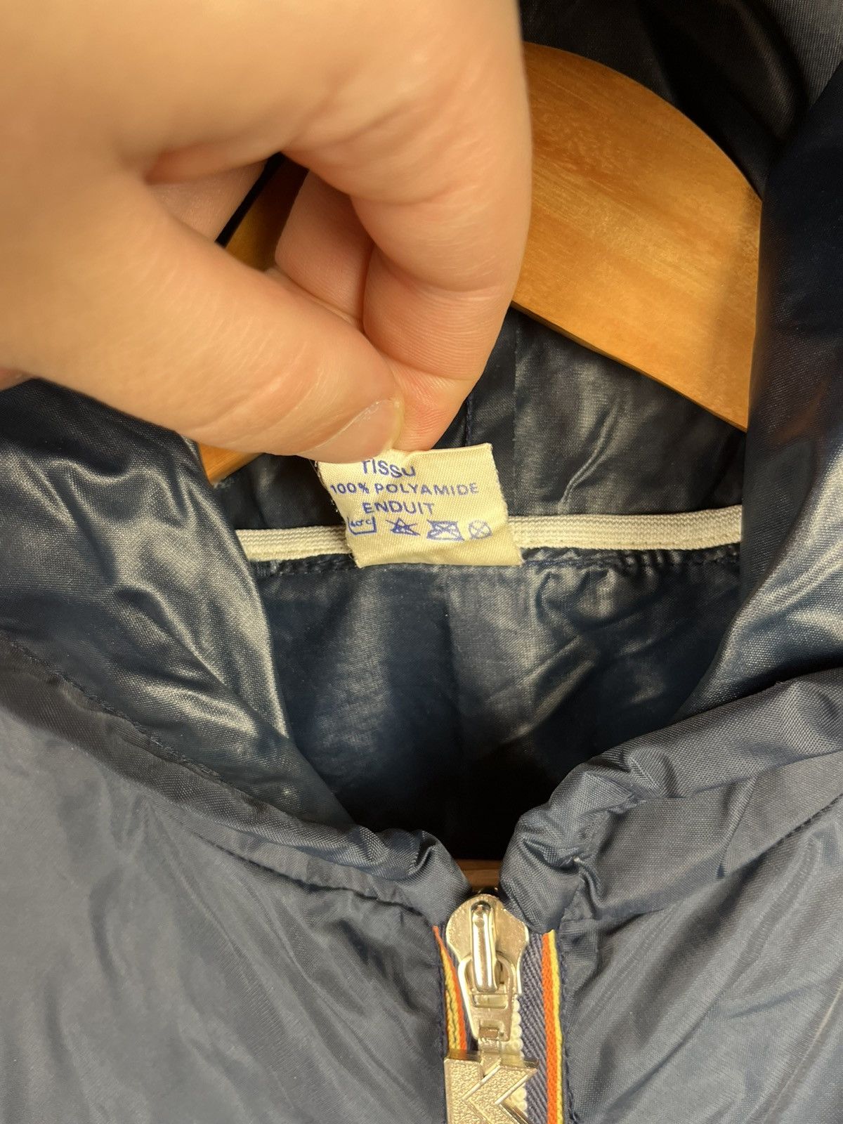 K-Way K-Way Vintage Hooded Zip Windbreaker Rain Jacket Bag Size US L / EU 52-54 / 3 - 5 Thumbnail