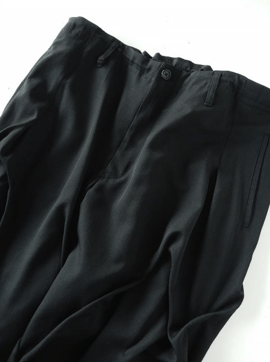 Yohji Yamamoto Yohji Yamamoto Pour Homme - Ta/TUXEDO RANDOM TUCK PANTS Size US 28 / EU 44 - 11 Thumbnail