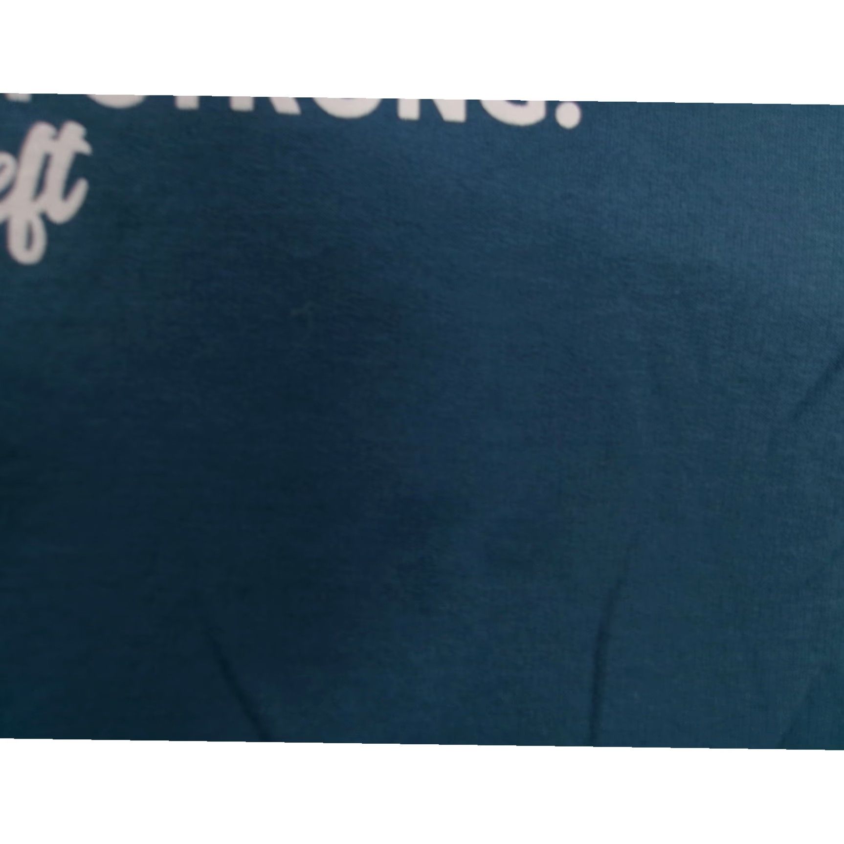 Hanes Hanes Sweatshirt Men L Blue Graphic Print Quote Motivational Crew Neck Pullover Fleece Cotton Blend Regular Fit Size US L / EU 52-54 / 3 - 3 Thumbnail
