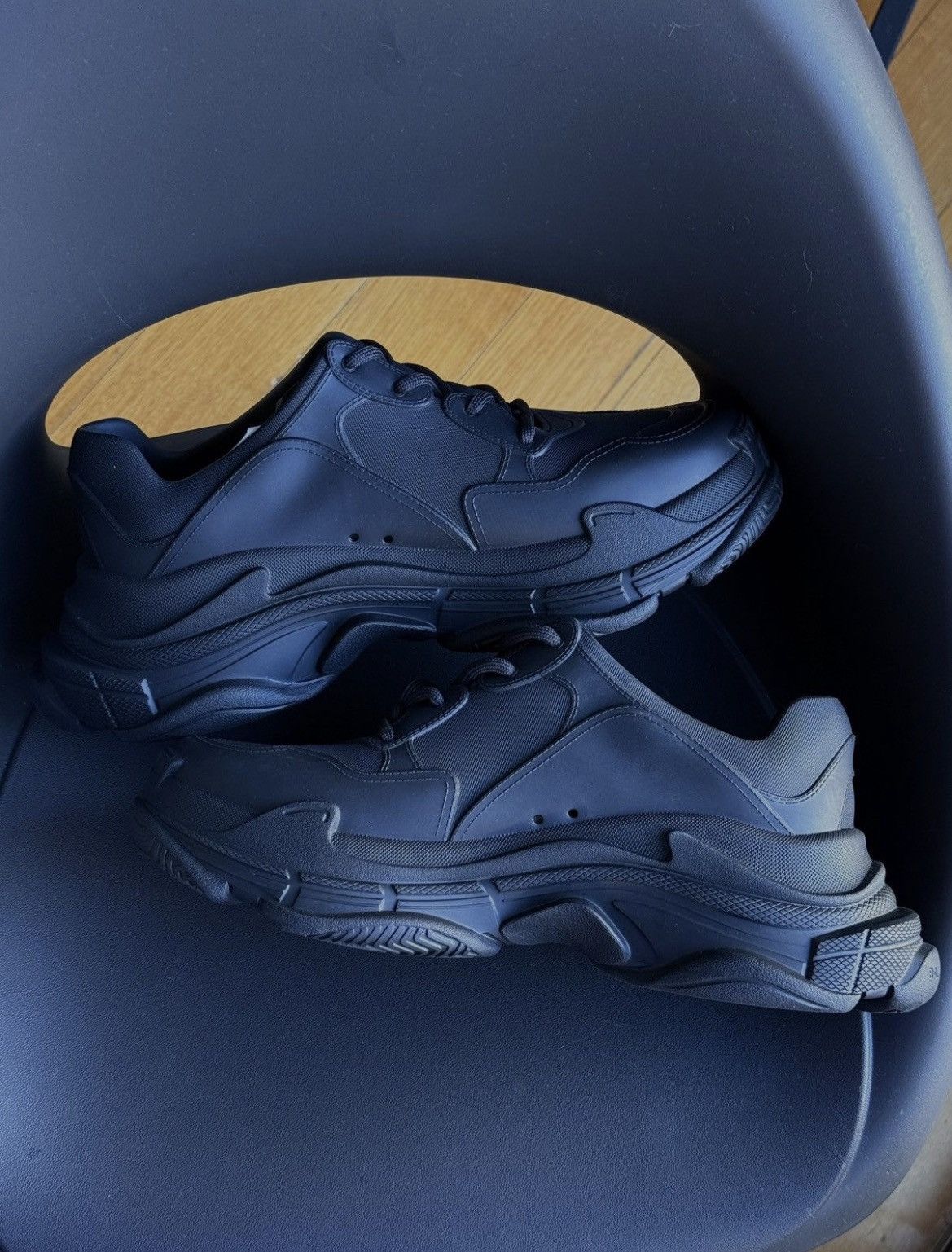 Balenciaga Balenciaga triple S mold sneaker “black” Size US 11 / EU 44 - 6 Thumbnail