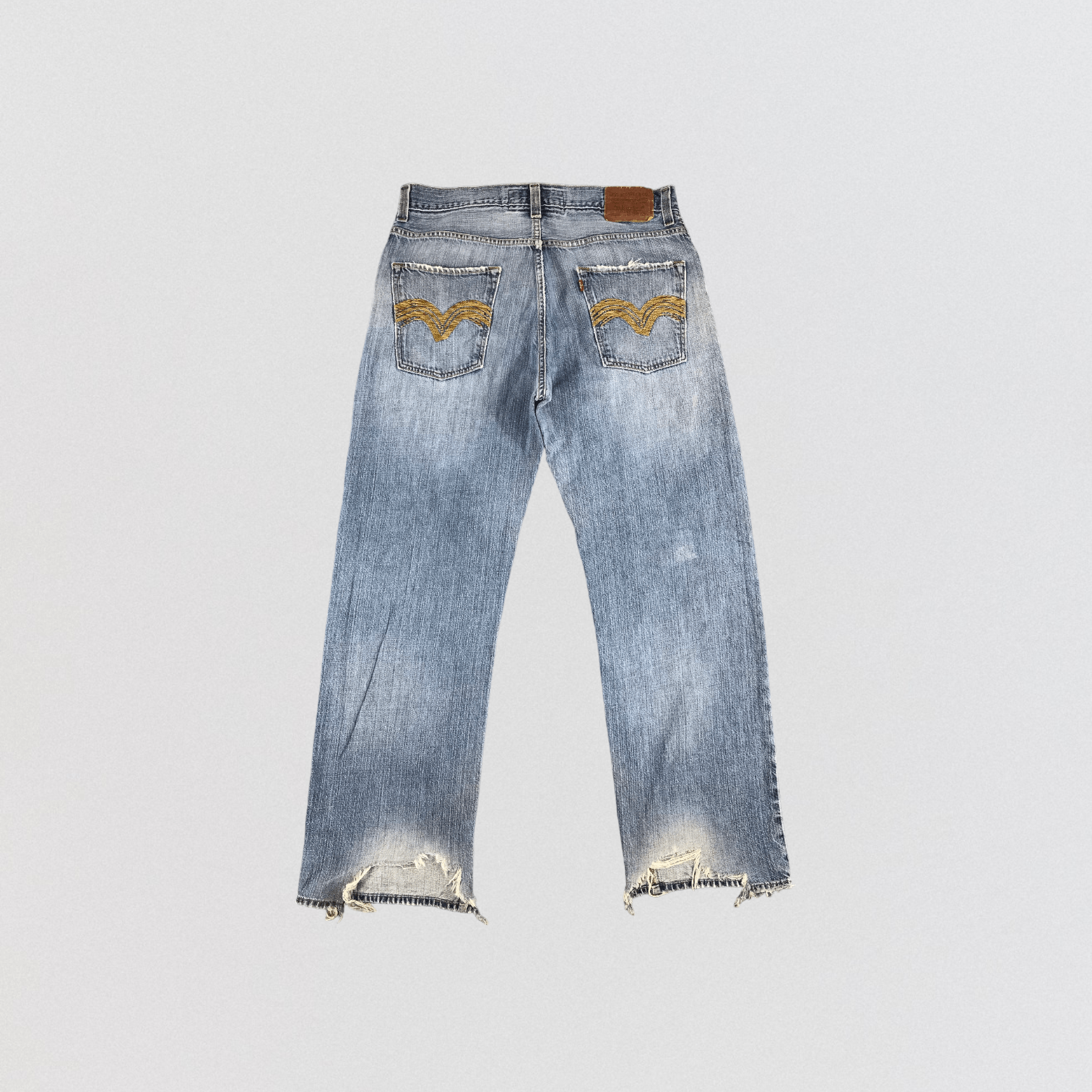 Levi's × Vintage Vintage Distress Levis 569 Jeans-JM1116 Size US 36 / EU 52 - 2 Thumbnail