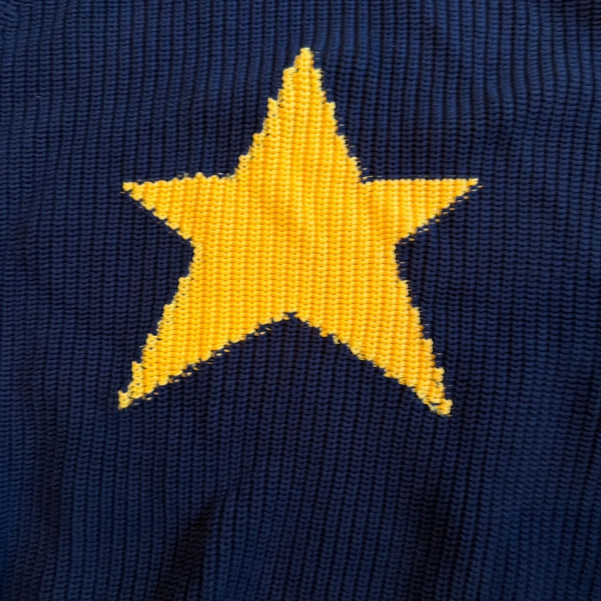 Homespun Knitwear Navy Blue “Vwoollo” Knitted and Cropped Hoodie Size US XS / EU 42 / 0 - 3 Thumbnail
