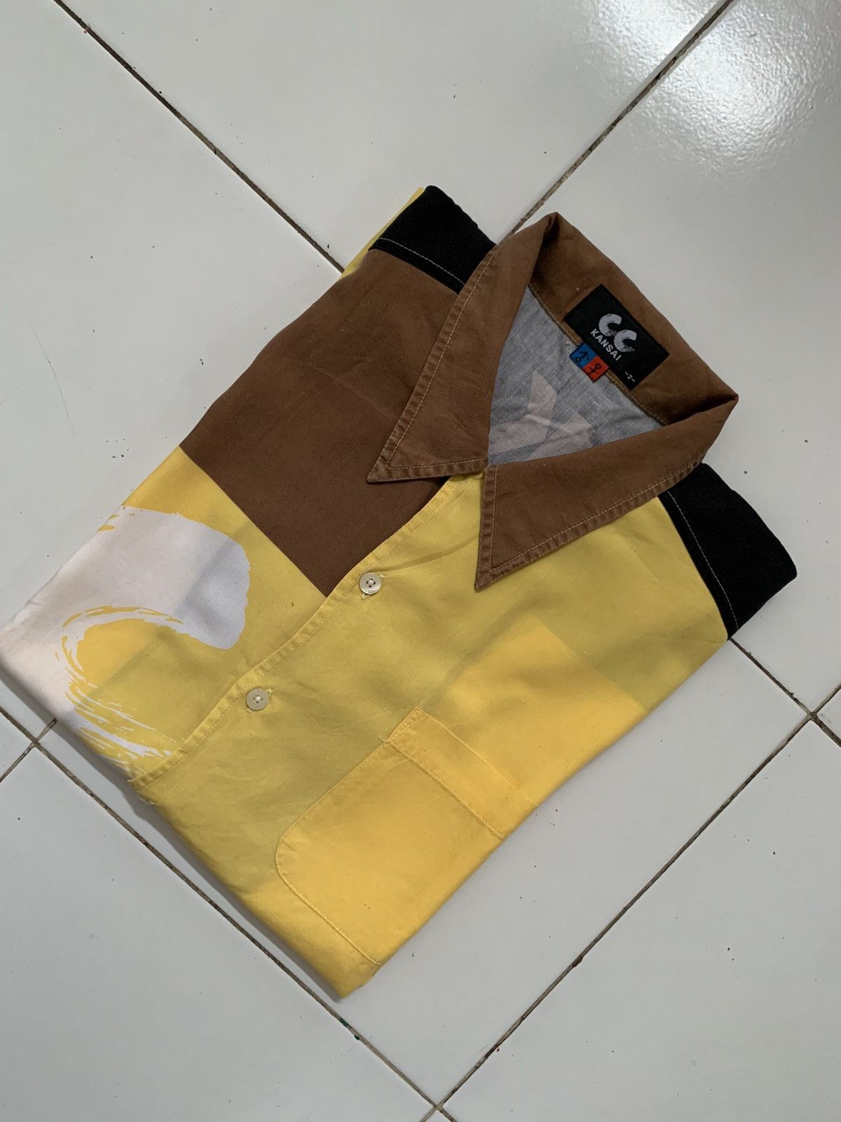 Japanese Brand × Kansai Yamamoto vintage 90’s kansai yamamoto poem rayon shirt Size US M / EU 48-50 / 2 - 5 Thumbnail