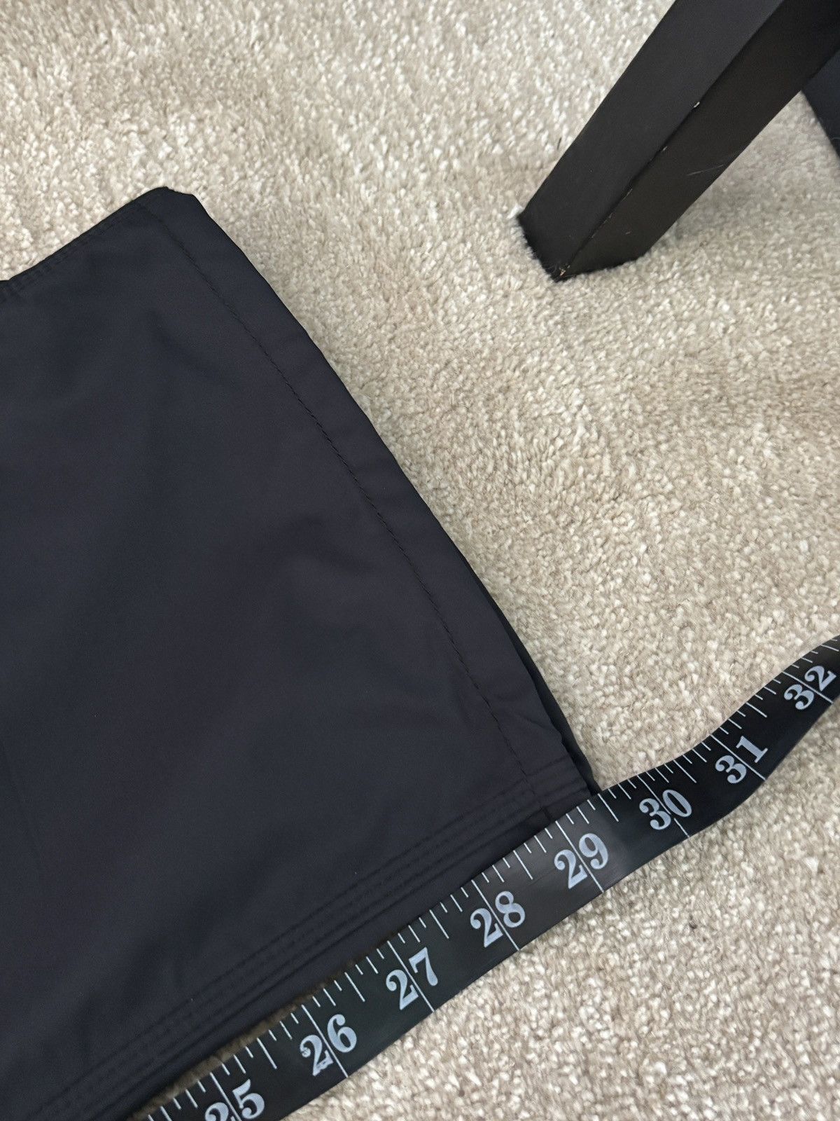 Chrome Hearts CHROME HEARTS | LEATHER CROSS PATCH NYLON CARPENTER PANTS Size US 31 - 21 Thumbnail
