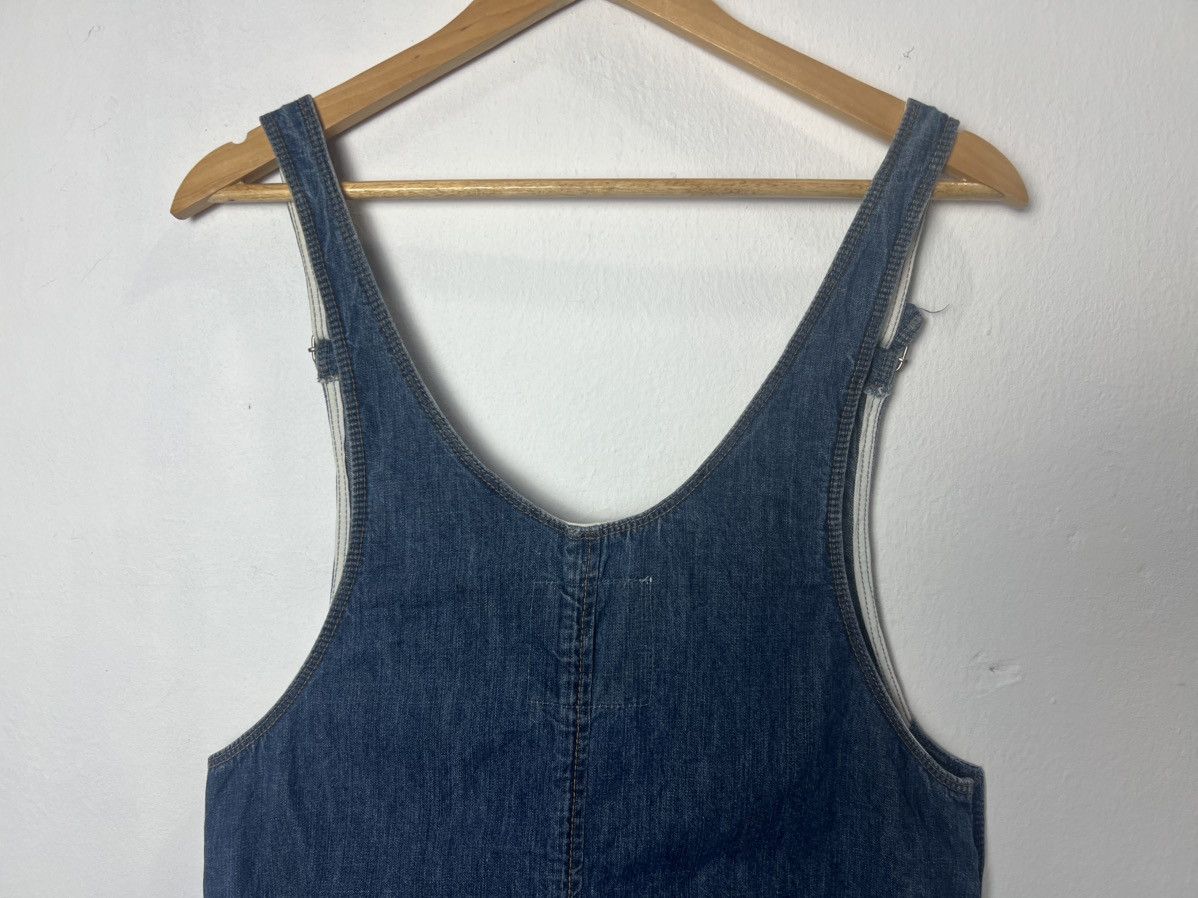 Japanese Brand Shuca Bluespice Denim Pinafore Dress Apron Size ONE SIZE - 3 Thumbnail