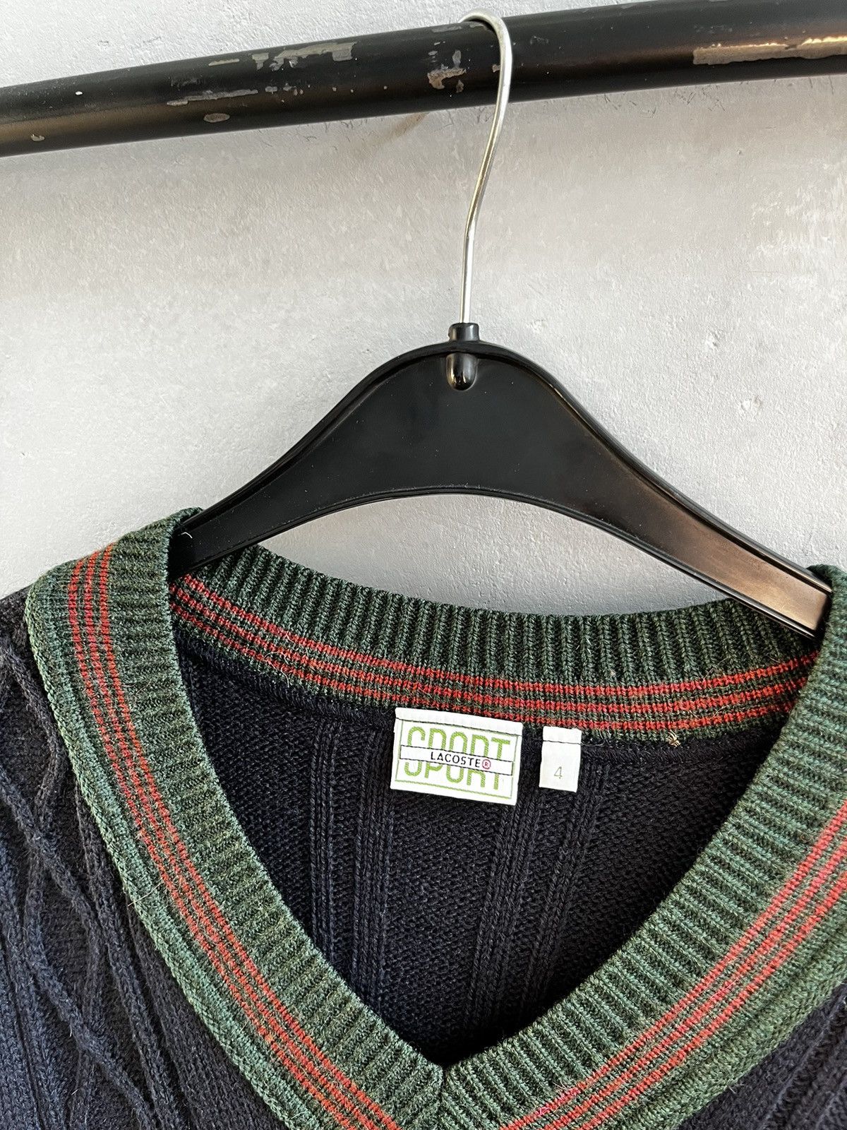Lacoste × Vintage Lacoste knit sweater Gucci style Size US M / EU 48-50 / 2 - 5 Thumbnail
