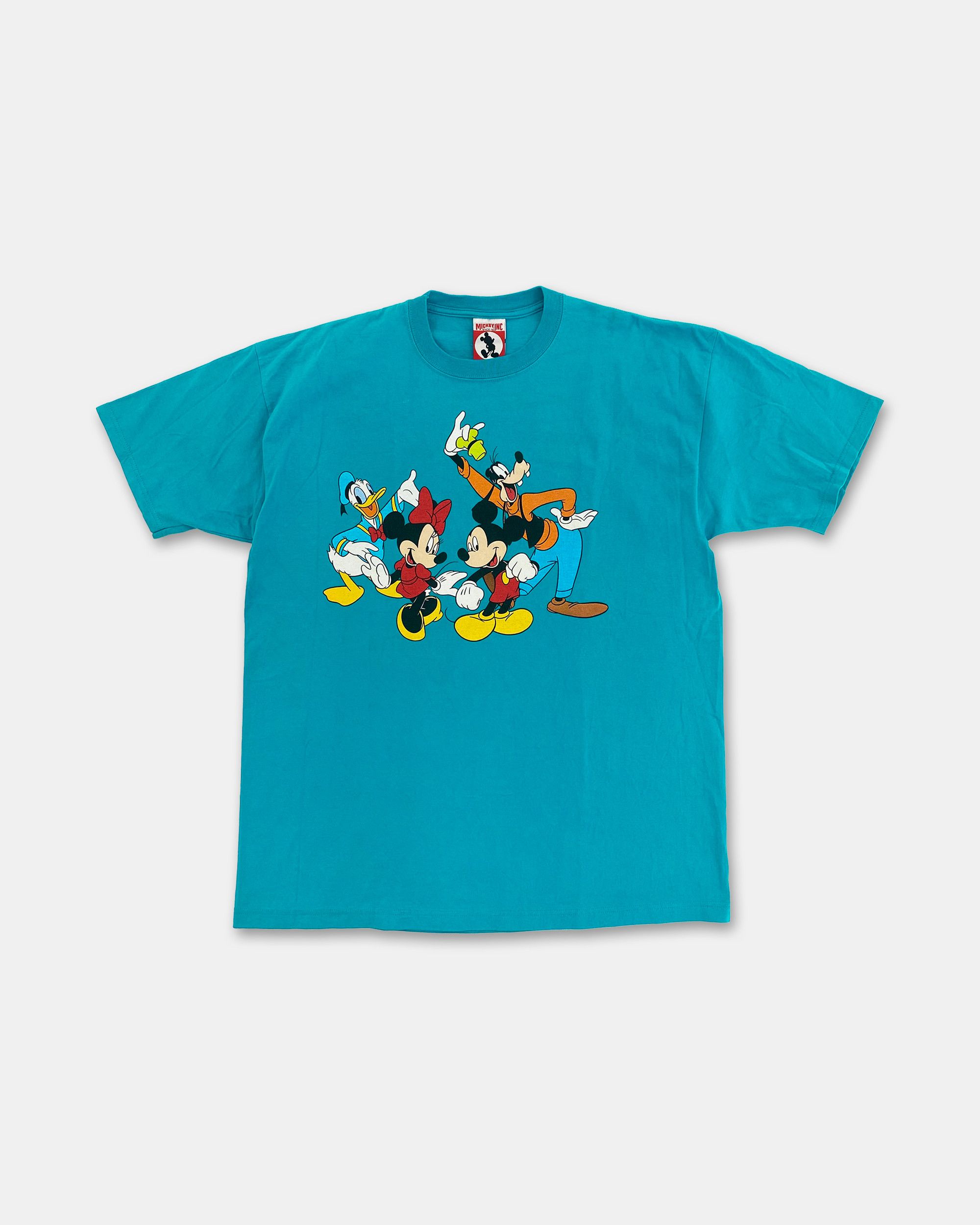 Disney × Vintage 1990s Mickey Gang Graphic T-Shirt Size US L / EU 52-54 / 3 - 1 Thumbnail