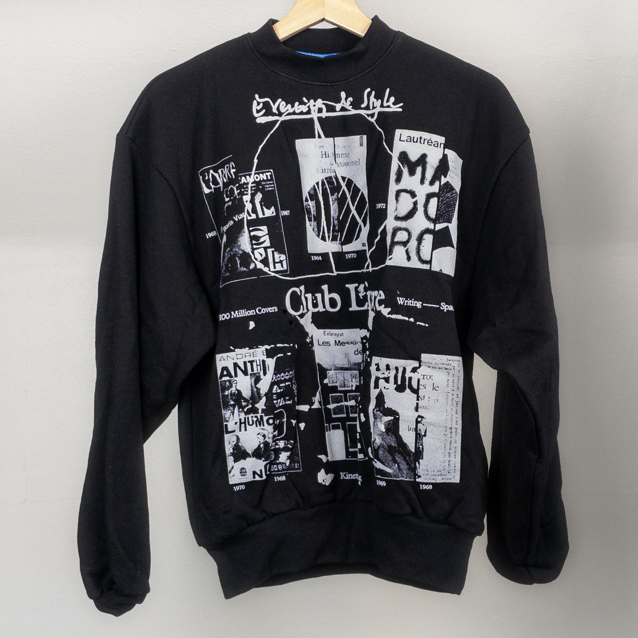 Boot Boyz Biz Faucheux Book Club Crewneck Sweatshirt S