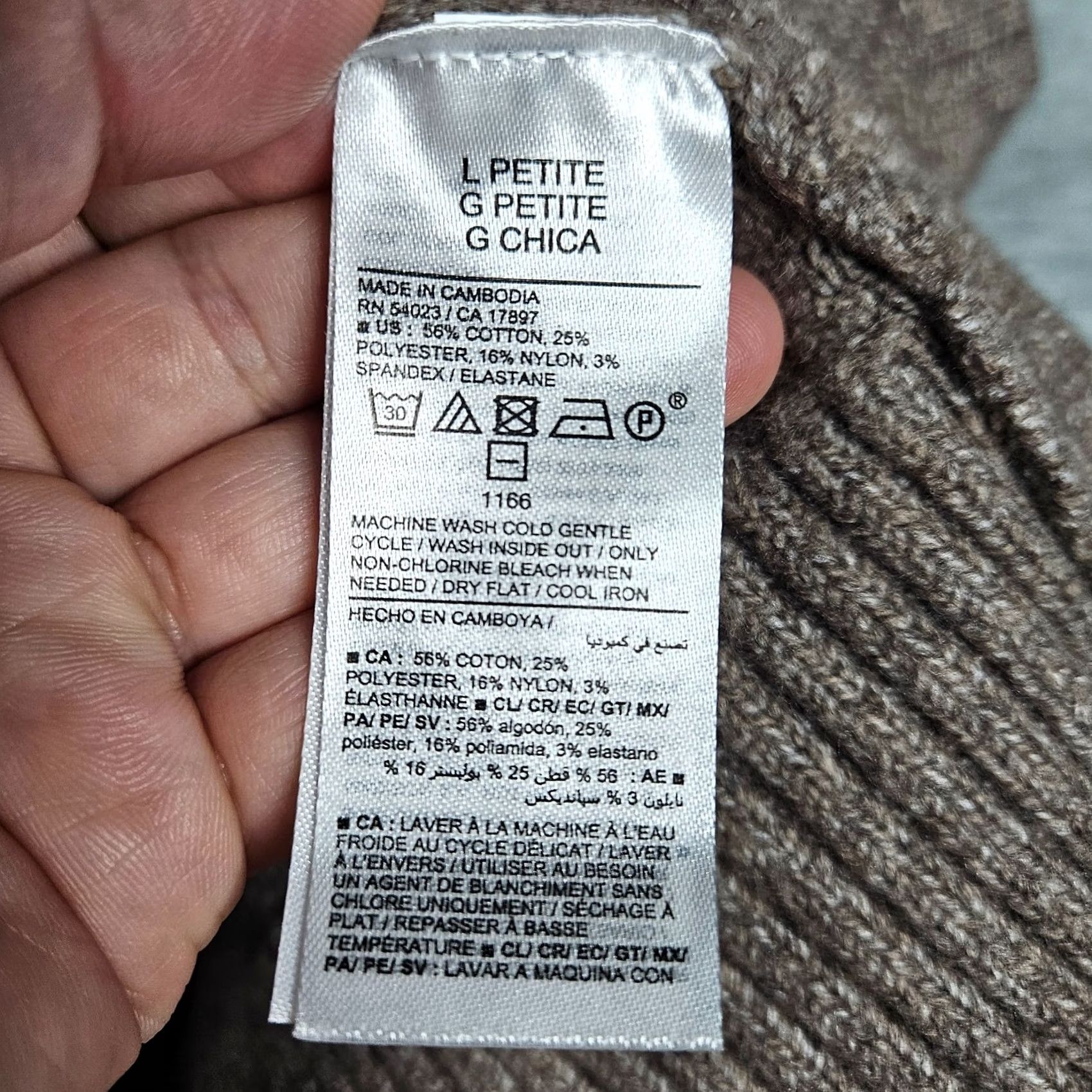 Old Navy Old Navy Brown V-Neck Cable Vest Sweater Size L Womens Sleeveless Knit All Seasons Final Sale New Size L / US 10 / IT 46 - 5 Thumbnail