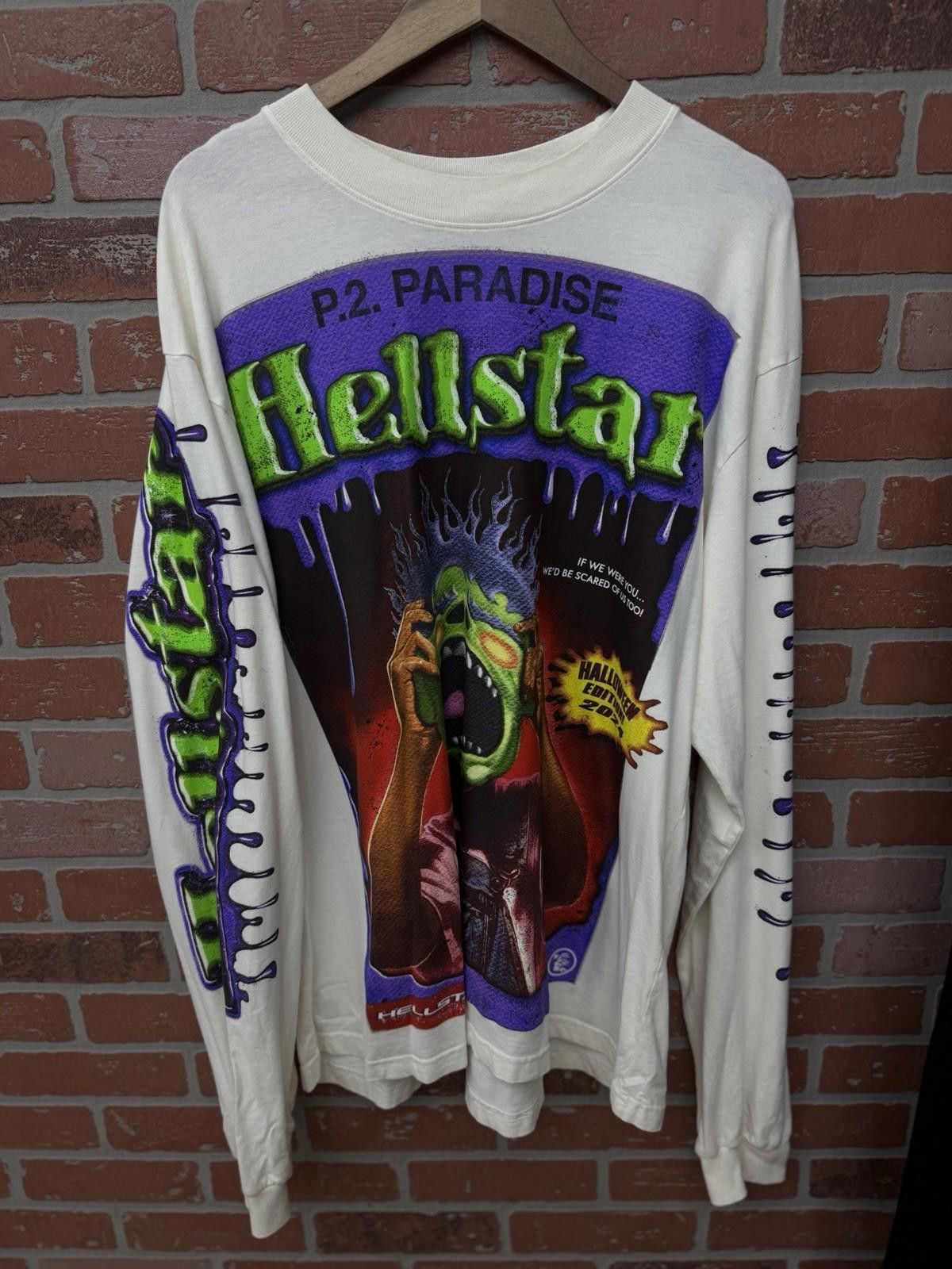 HELLSTAR Hellstar Zombie Long Sleeve Shirt Halloween 2024 Large Size US L / EU 52-54 / 3 - 8 Thumbnail