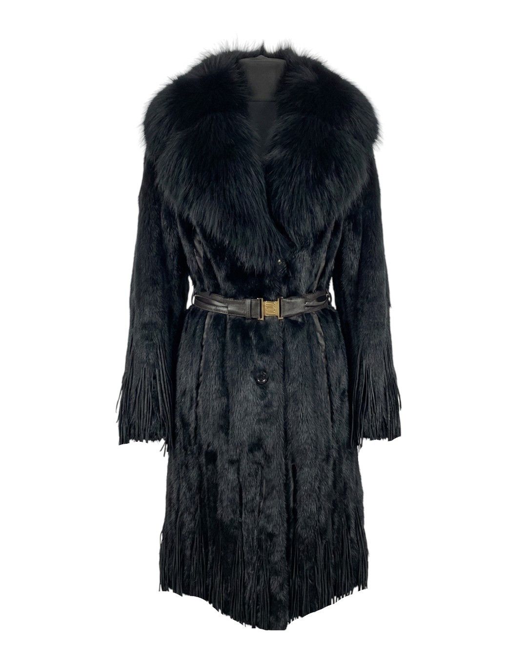 Roberto Cavalli RARE REAL FUR COAT Size M / US 6-8 / IT 42-44 - 1 Thumbnail