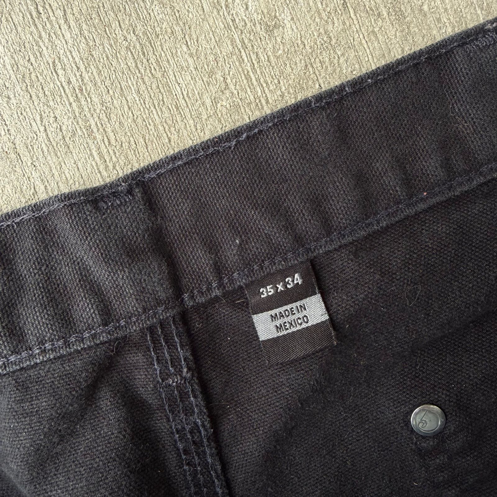 Carhartt × Vintage Vintage Y2K Carhartt black double knee work carpenter pants Size US 34 / EU 50 - 8 Thumbnail