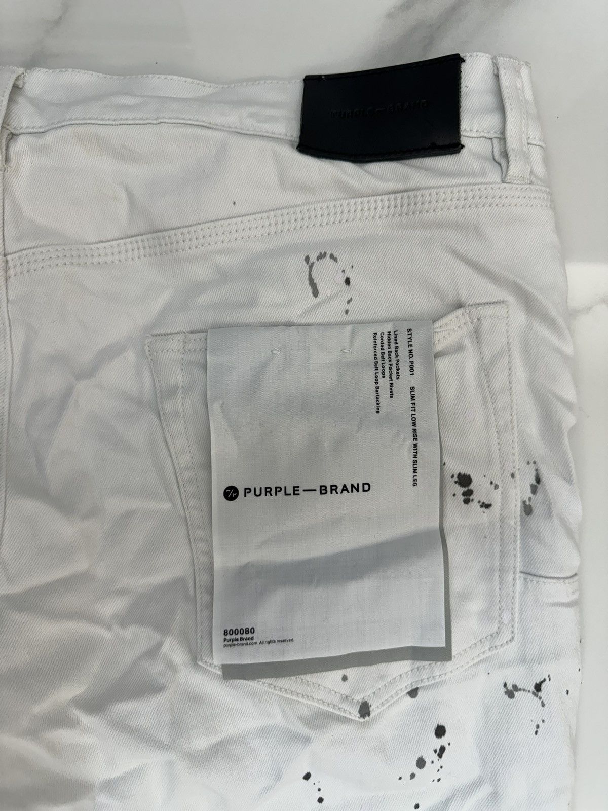 Purple P001 Optic White Paint Blowout Size US 38 / EU 54 - 7 Thumbnail