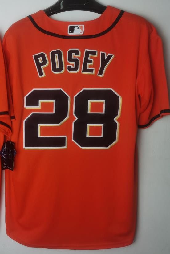 MLB San Francisco Giants #28 Buster Posey Jersey Size US XL / EU 56 / 4 - 1 Thumbnail
