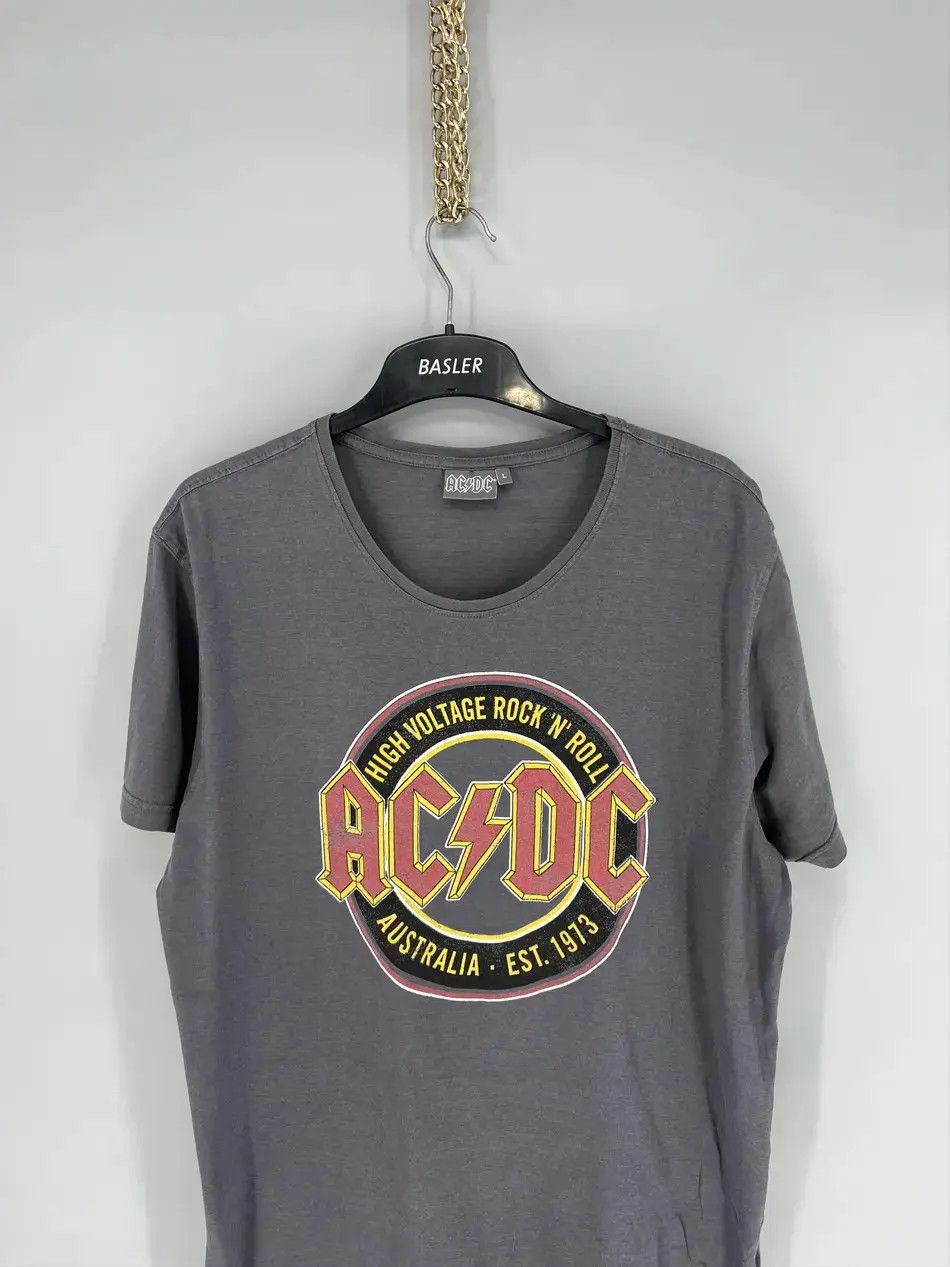 Band Tees × Vintage AC/DC High Voltage Rock N Roll 1976 Tie Dye T Shirt Size US L / EU 52-54 / 3 - 5 Thumbnail